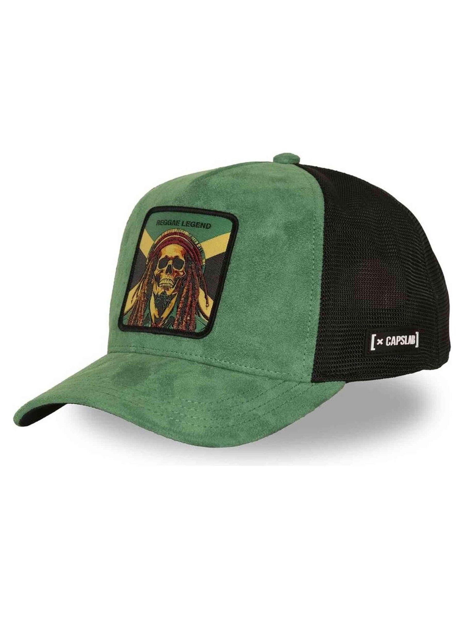 Capslab Gorra 'Gorra capslab verde bob marley trucker cap'  verde