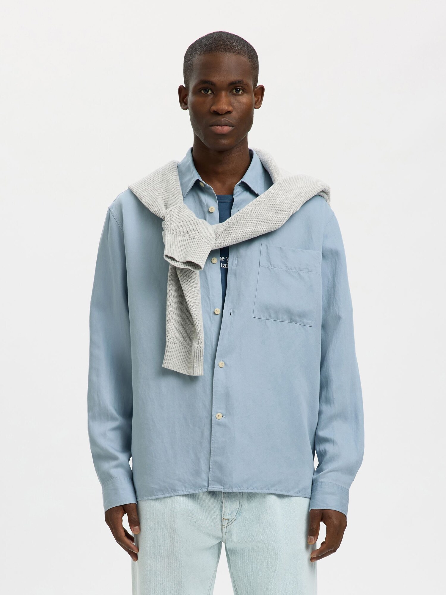 SELECTED Camisa  ópalo
