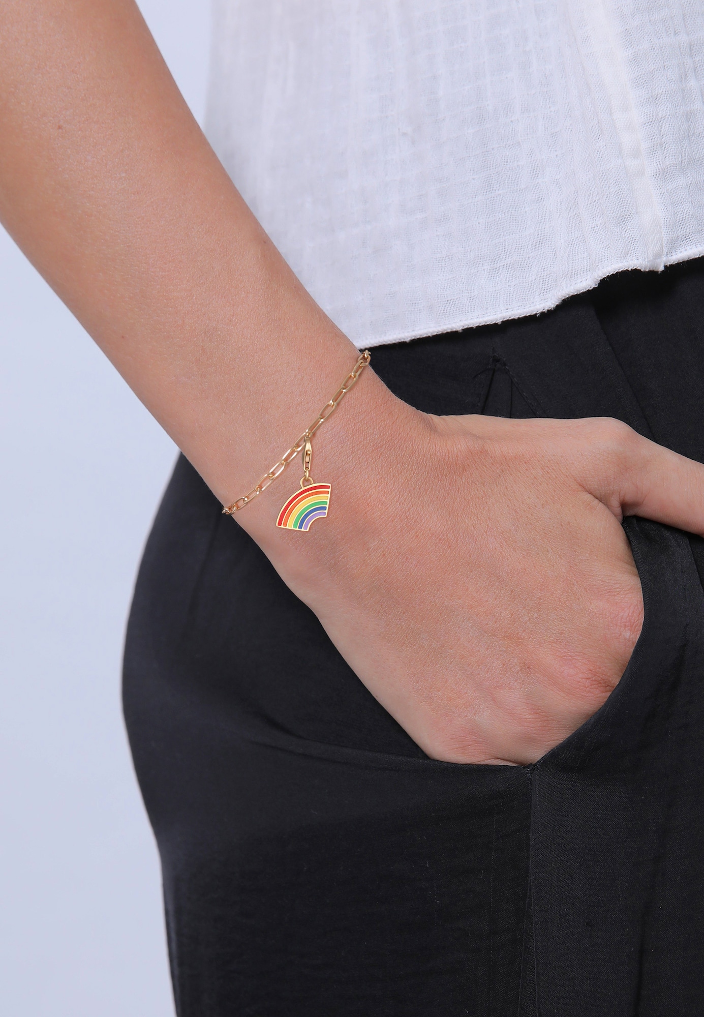Thumbnail - ELLI Charm Emoji Regenbogen