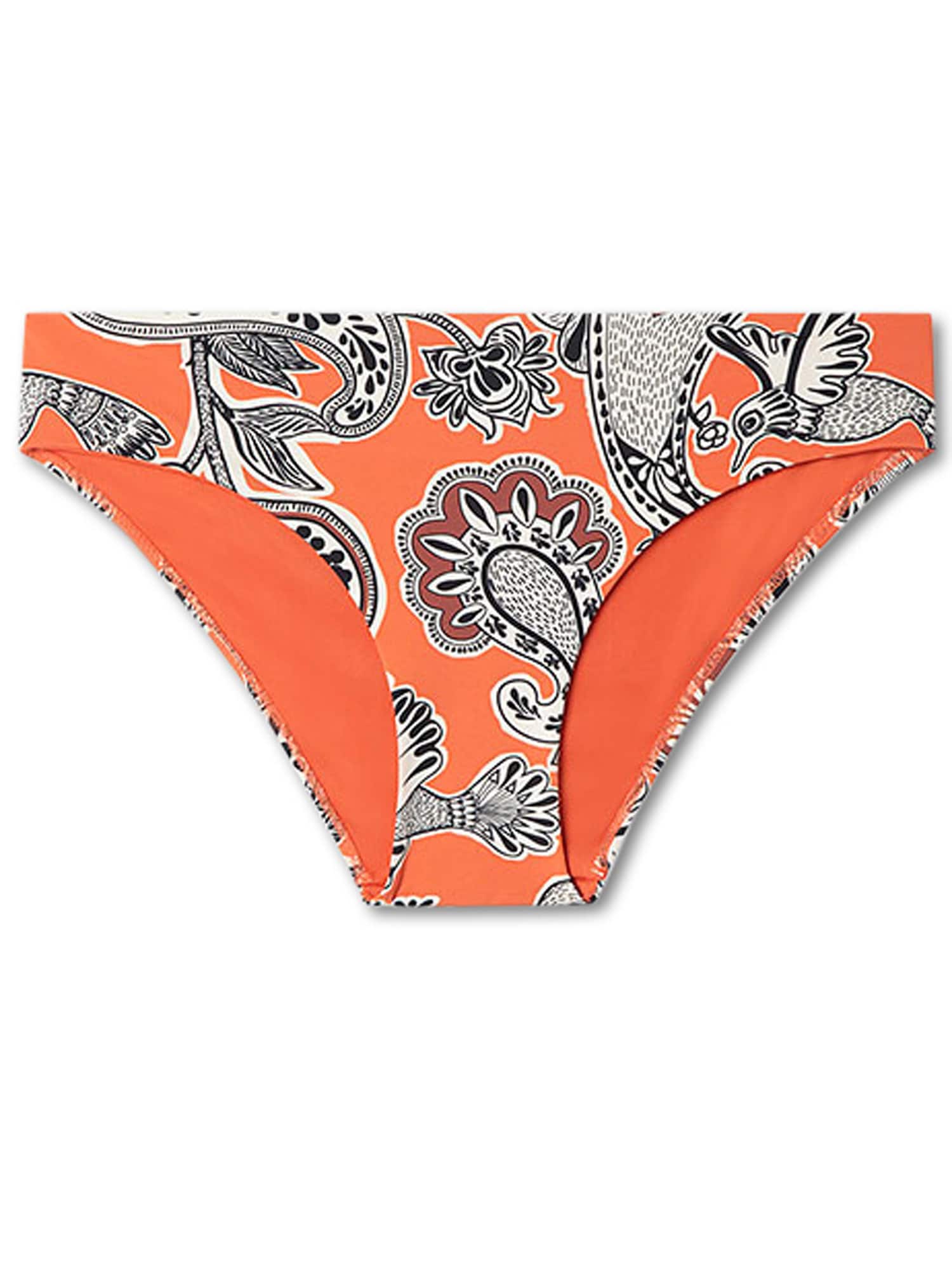 Gisela Slip costum de baie  portocaliu / negru
