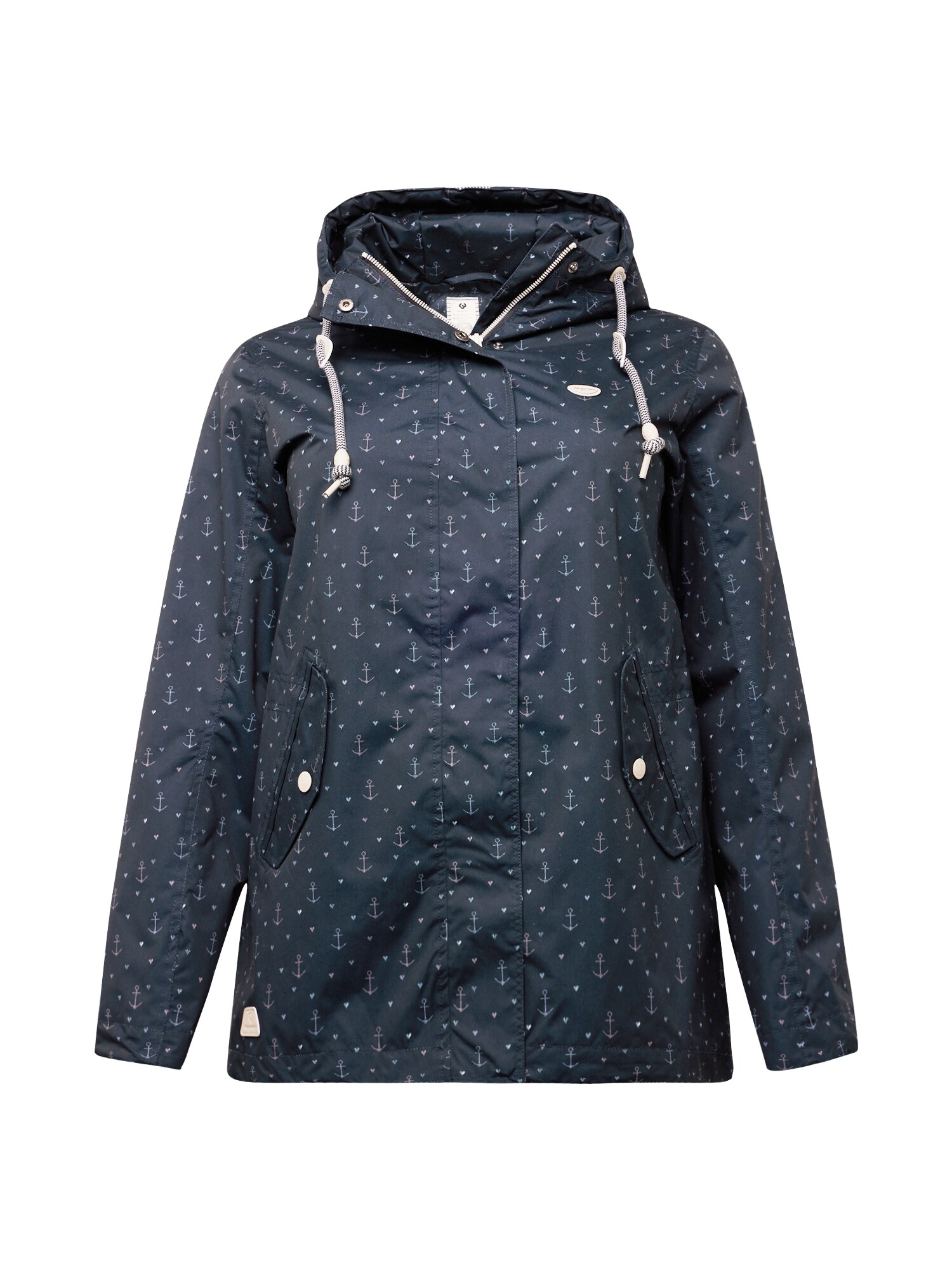 Ragwear Plus Prijelazna jakna 'LENCA MARINA'  mornarsko plava / tirkiz / roza