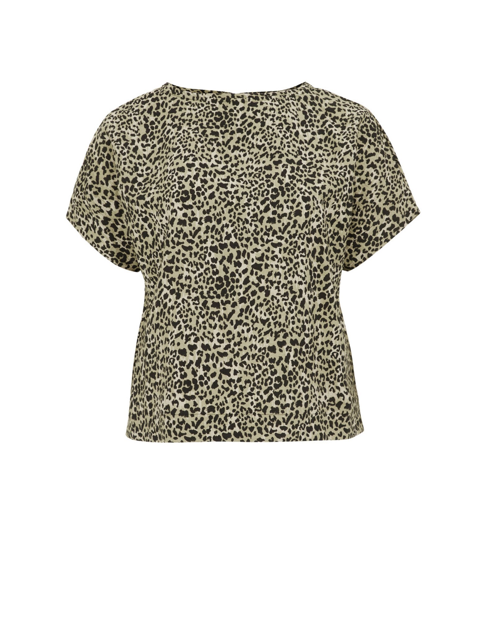 WE Fashion Blúz  bézs / világosbarna / fekete akciós termékkép 1