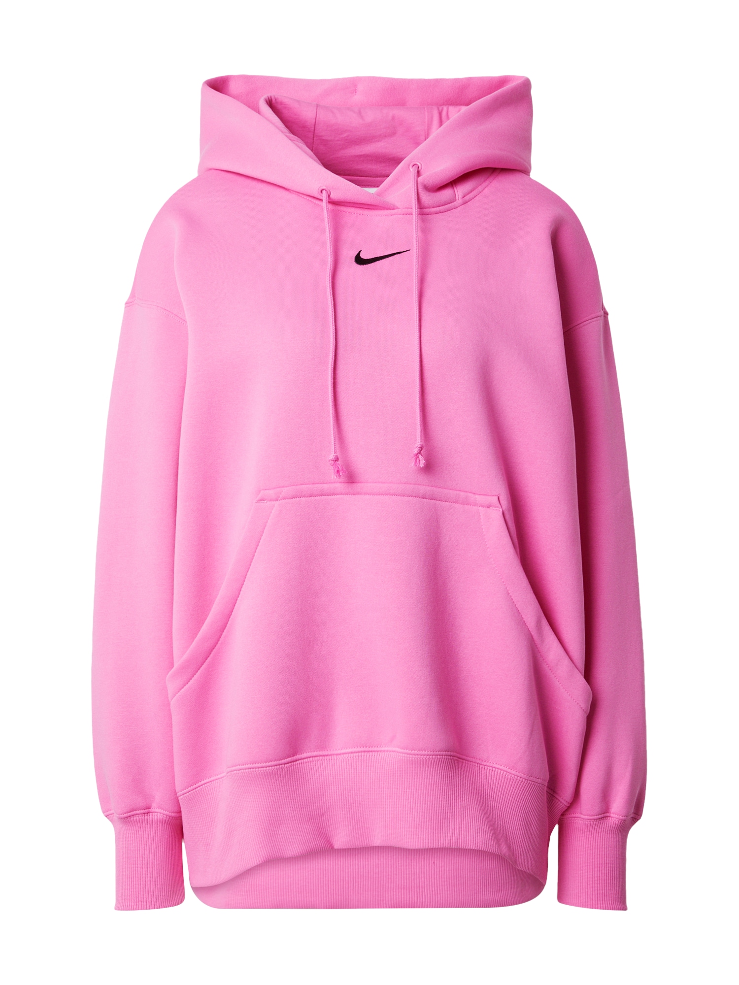 Nike Sportswear Majica 'Phoenix Fleece'  svetlo roza / črna