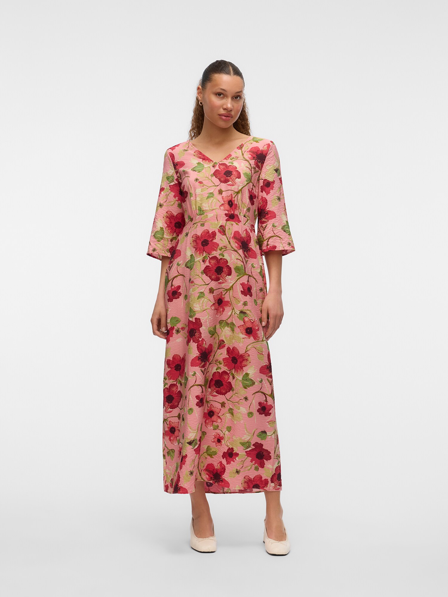 VERO MODA Ruha 'VMJOSIE EDITH'  nád / fűzöld / rózsa / fáradt rózsaszín termék 2. képe