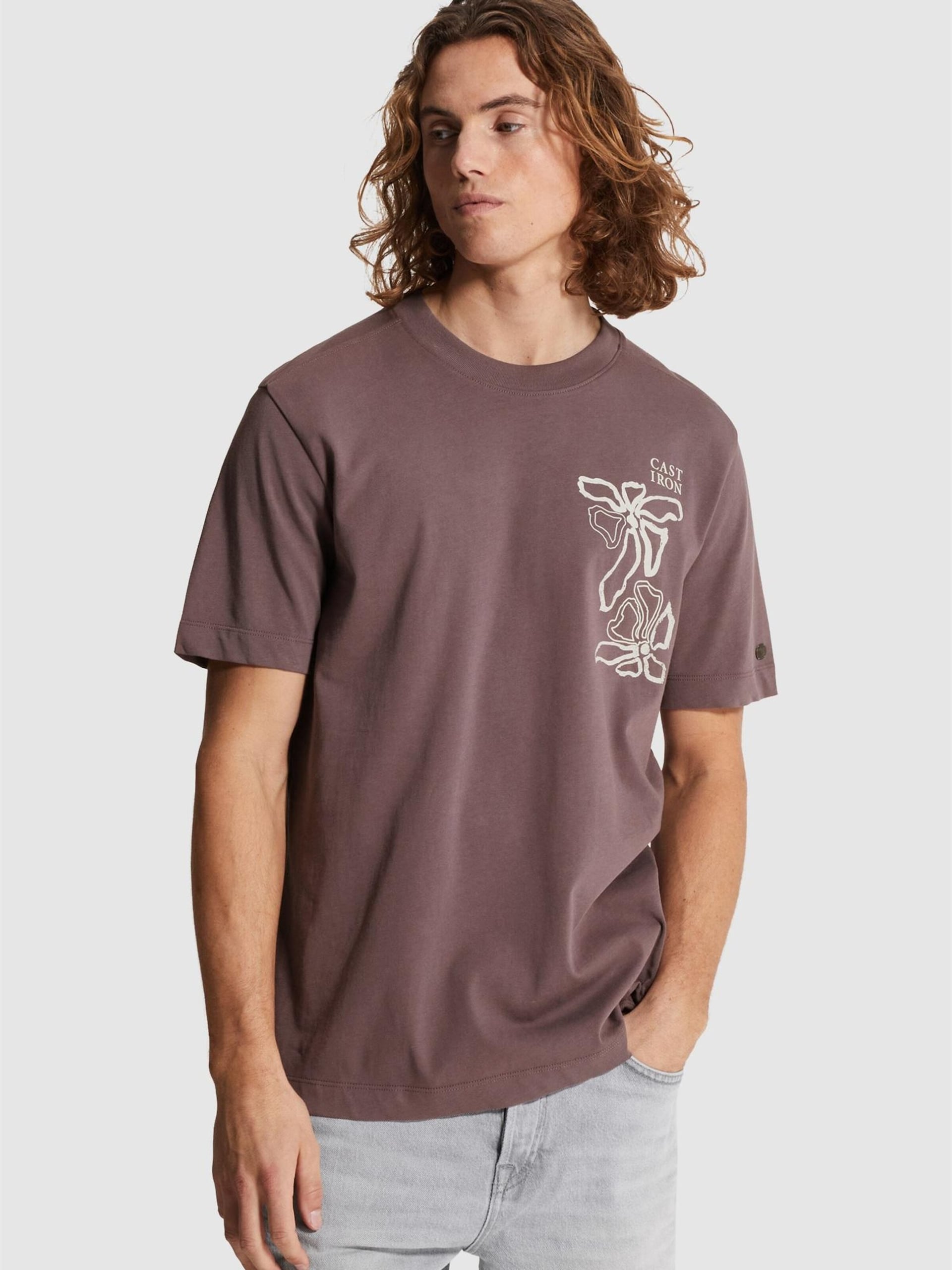 Cast Iron T-shirt 'T-shirt in jersey with artwork' herr