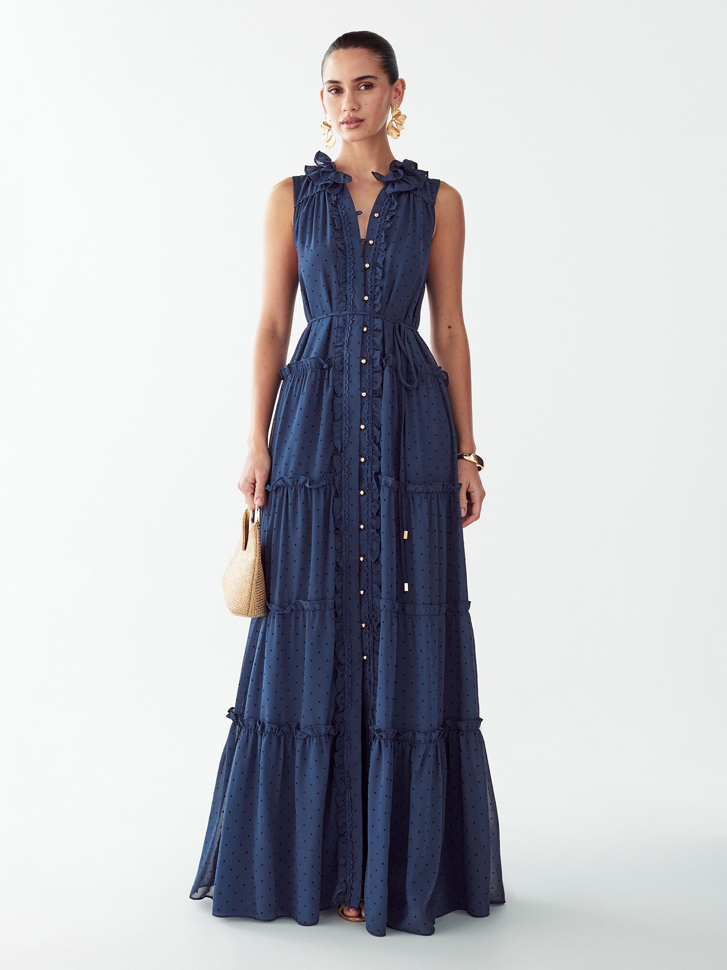 St MRLO Rochie Maha bleumarin