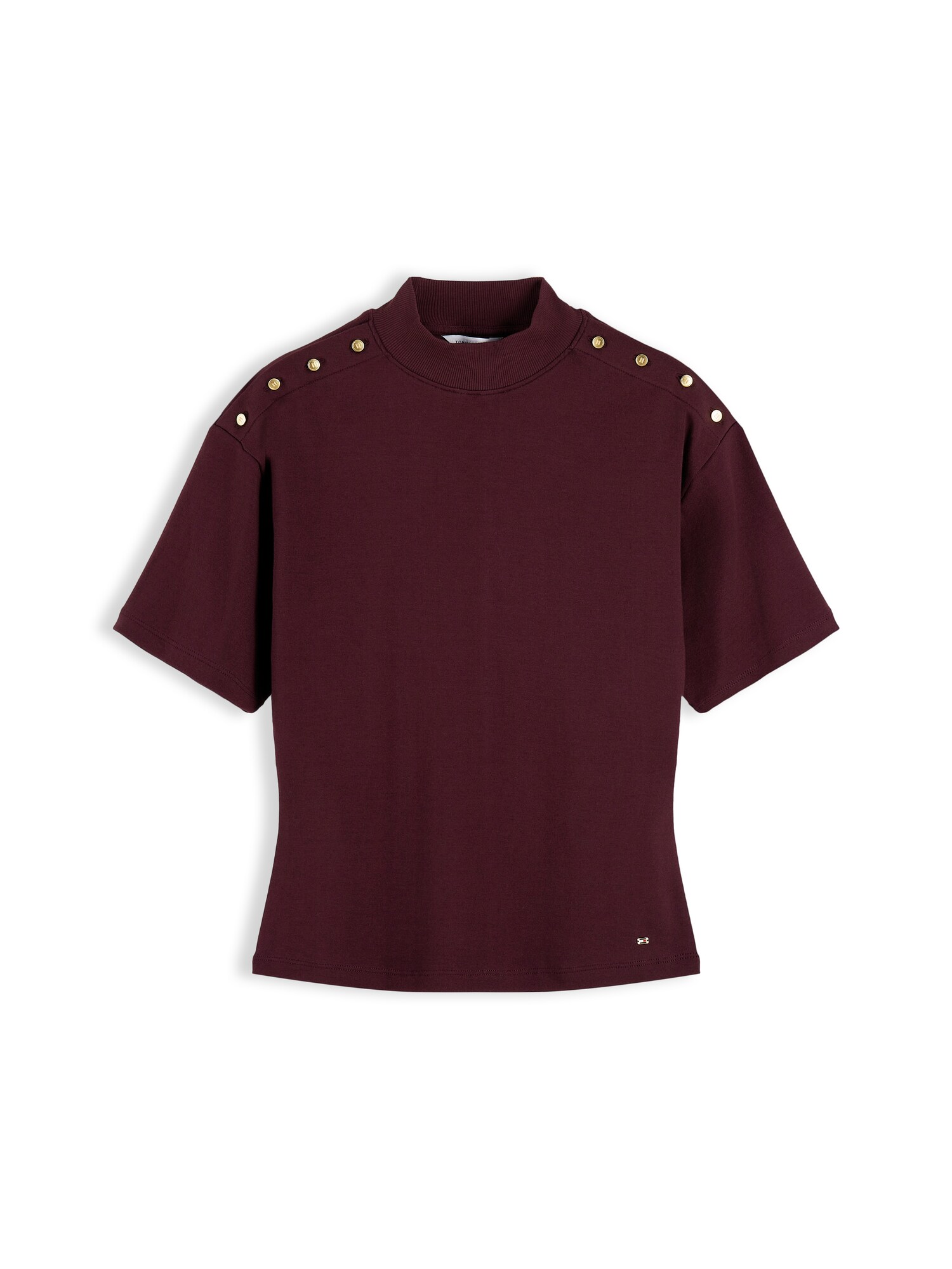 TOMMY HILFIGER Tricou roșu burgundy
