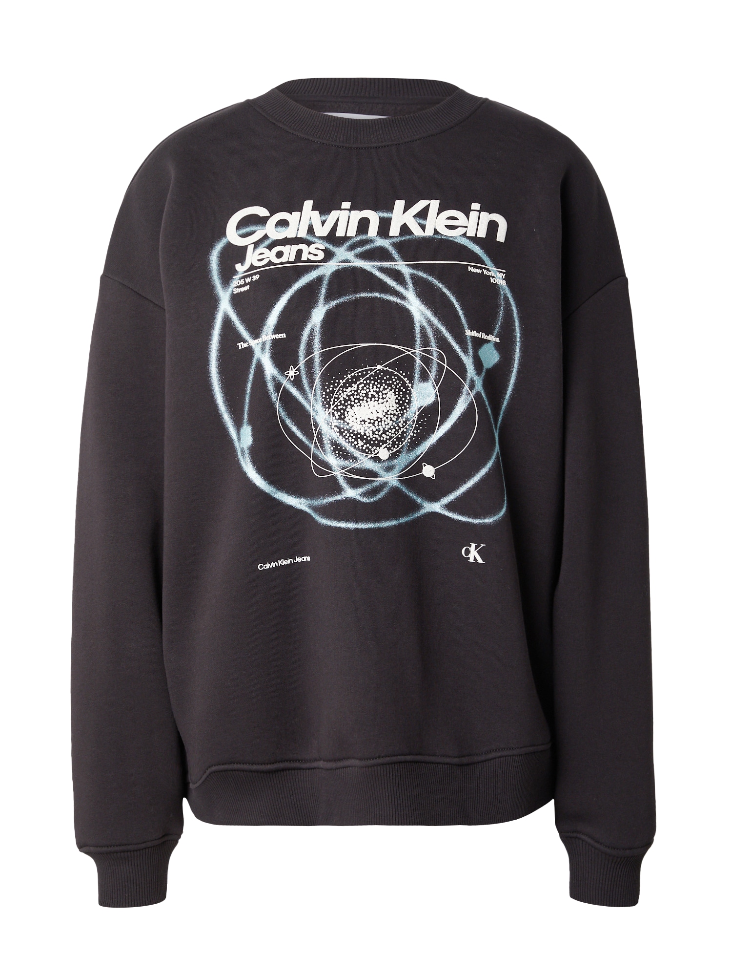 Calvin Klein Jeans Majica 'GALAXY'  turkizna / črna / bela