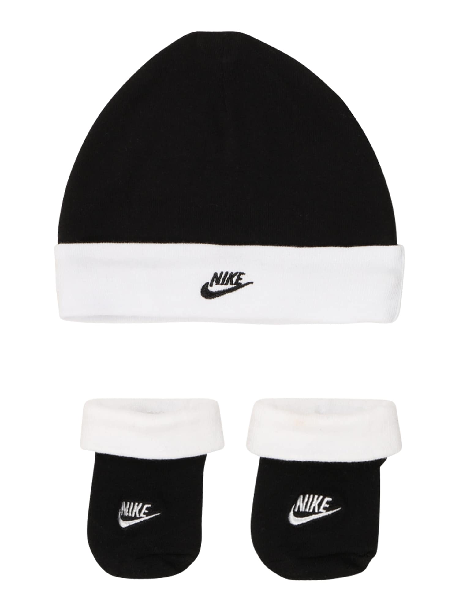 Nike Sportswear Комплект бельо 'NIKE FUTURA HAT/BOOTIE 2PC'  черно