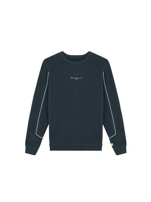 Scalpers Sweatshirt ‘Welt’ Groen / Wit