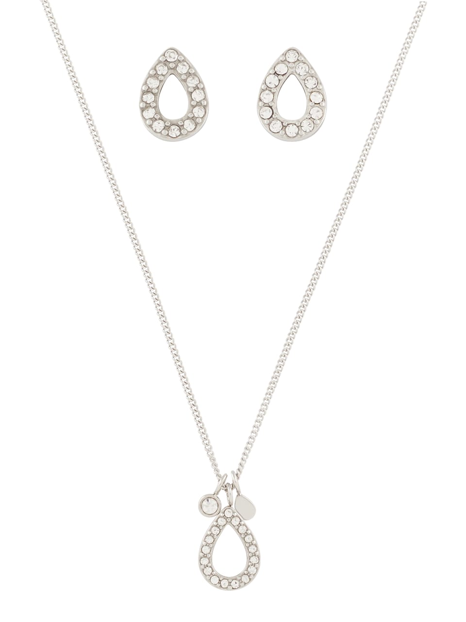 Smyckeset silver / transparent