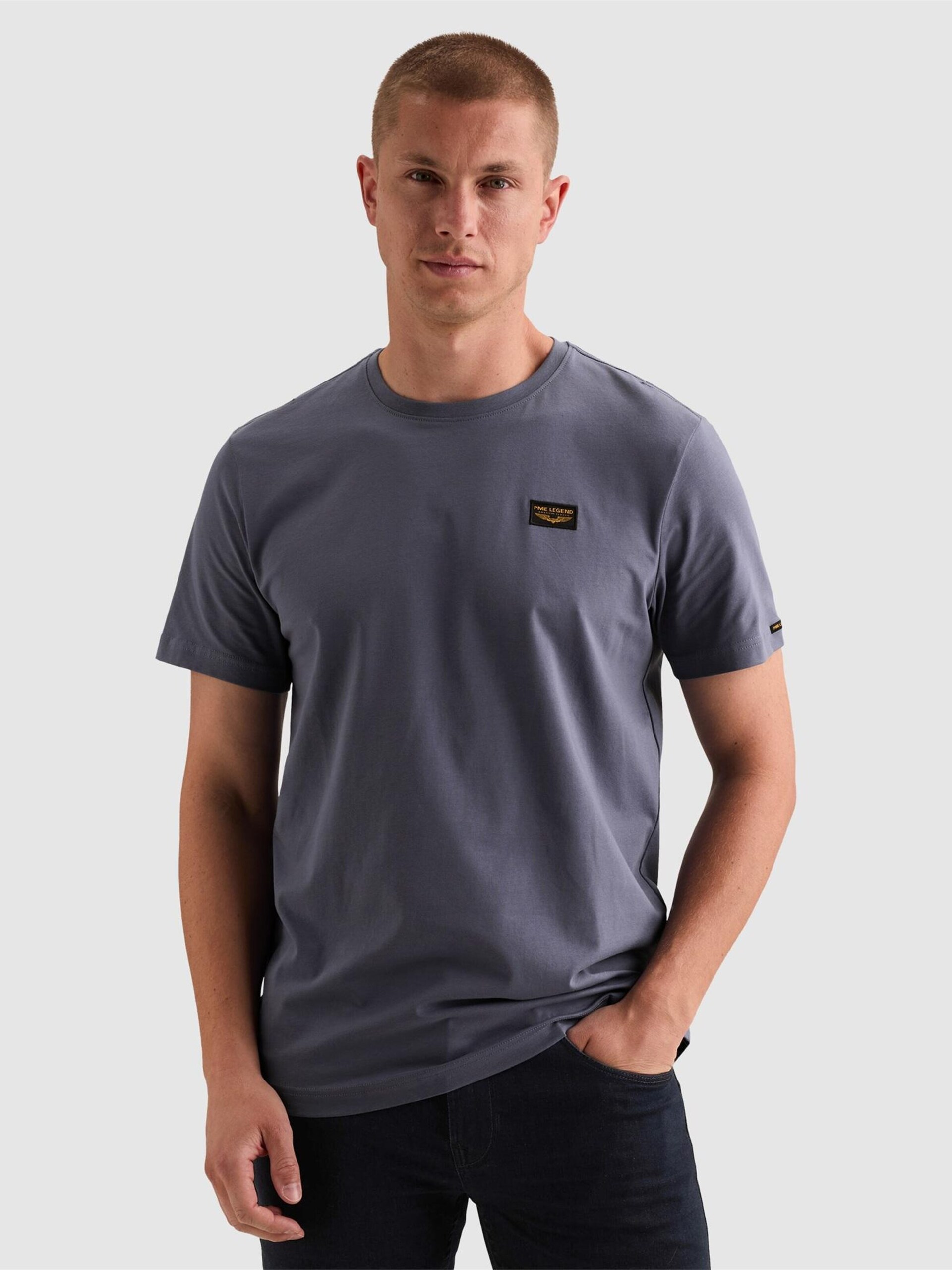 PME Legend T-shirt American Classic Porcelain Lila Storlek herr – bild 2
