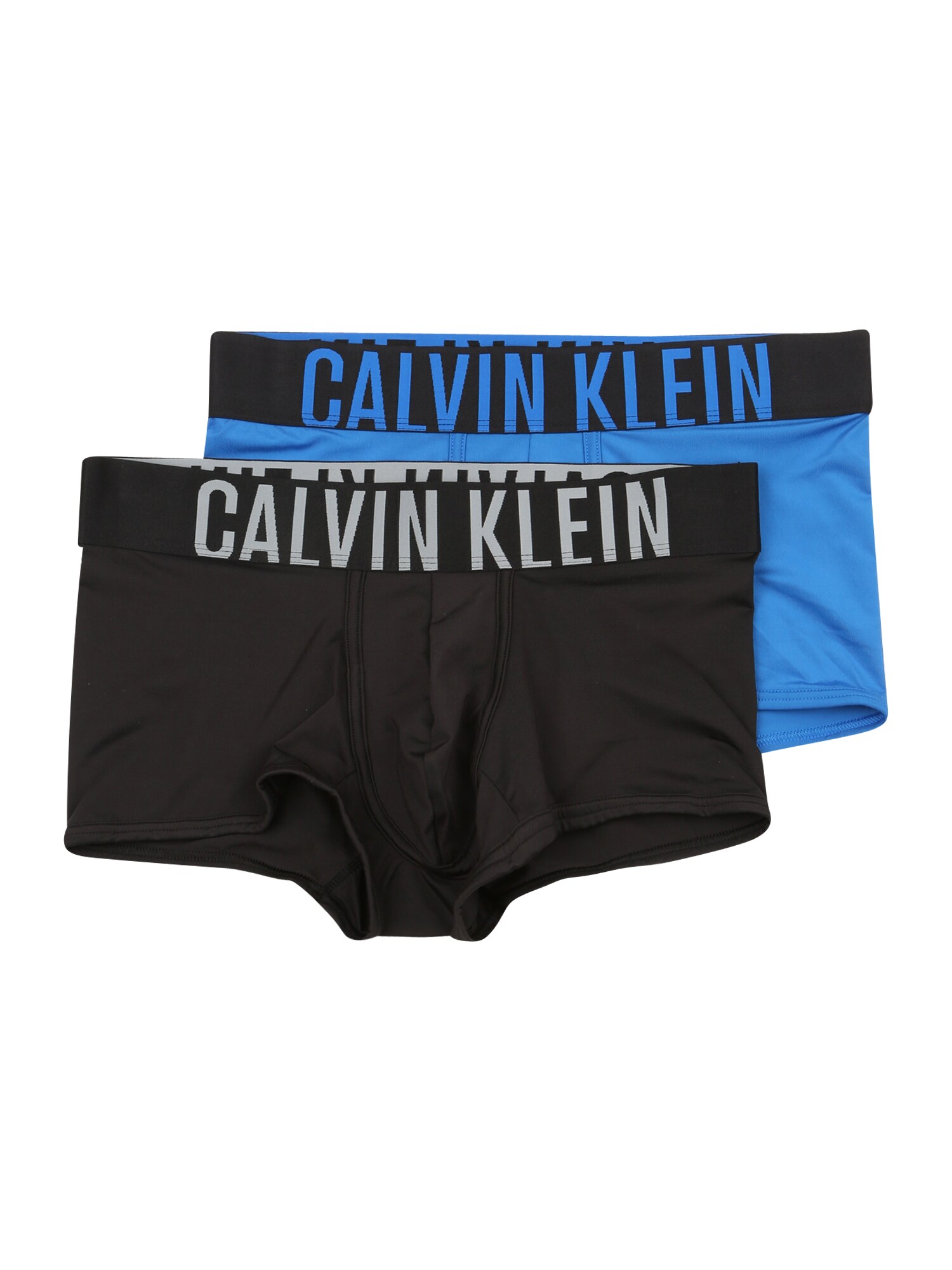 Calvin Klein Underwear Boxer trumpikės  juoda / balta / sodri mėlyna („karališka“)
