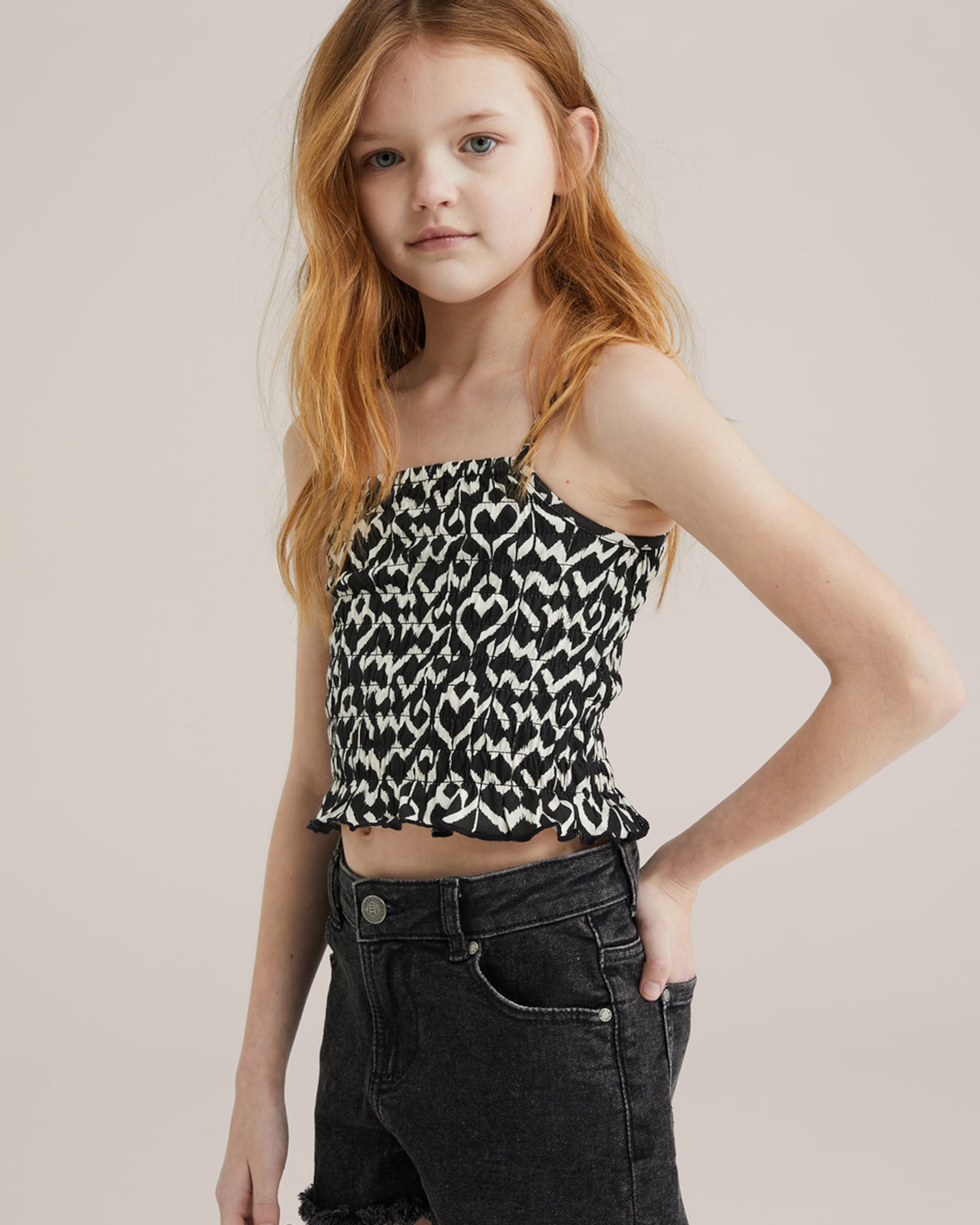 WE Fashion Top fekete / fehér termék 2. képe