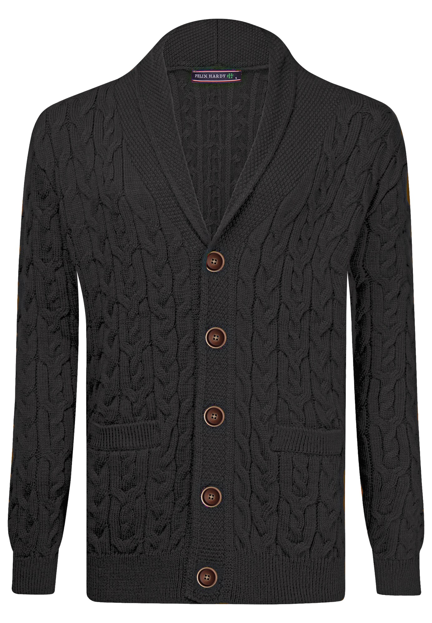 Felix Hardy Geacă tricotată  gri metalic