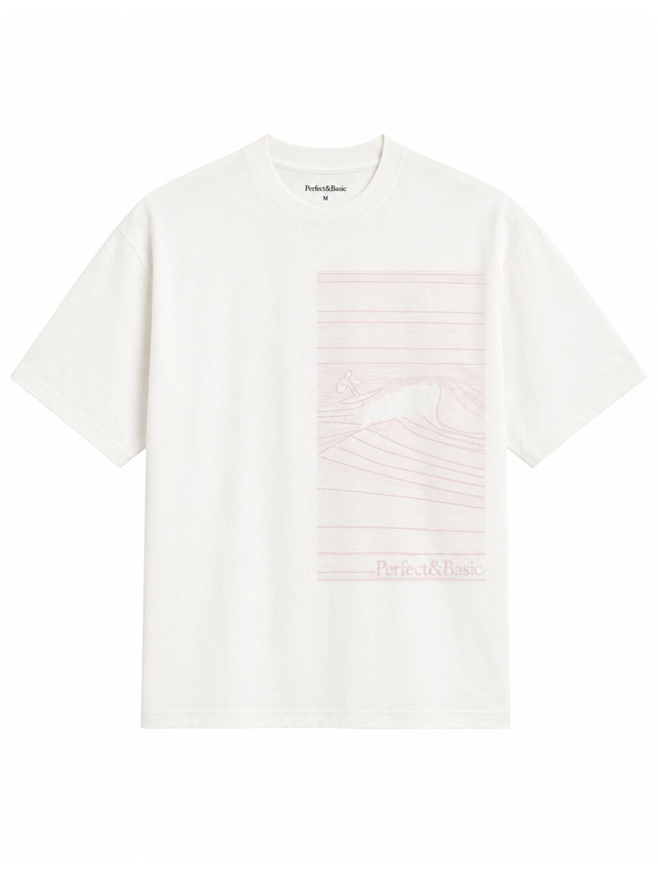 Trikå 'Oversize Unisex Wave Flock Tee'