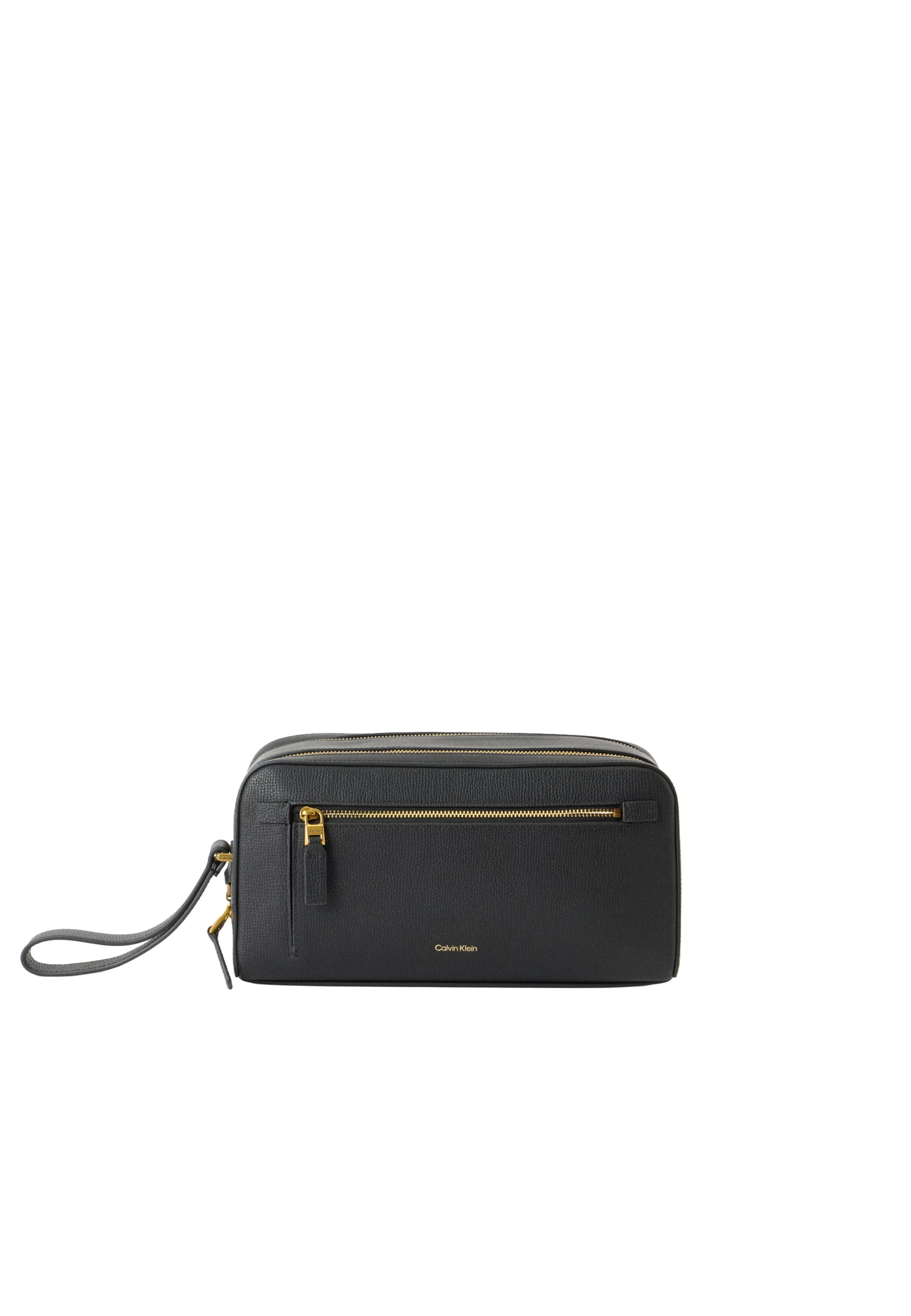 Calvin Klein Premium Leather Dopp Kit necessärer herr – bild 7