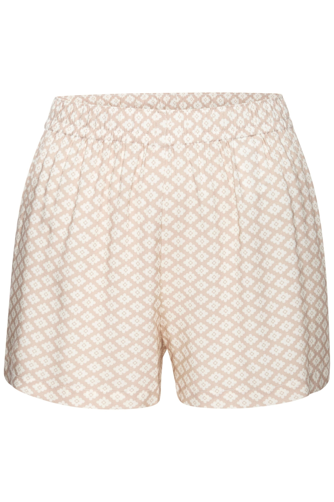 LASCANA Pantaloni de pijama  bej / alb
