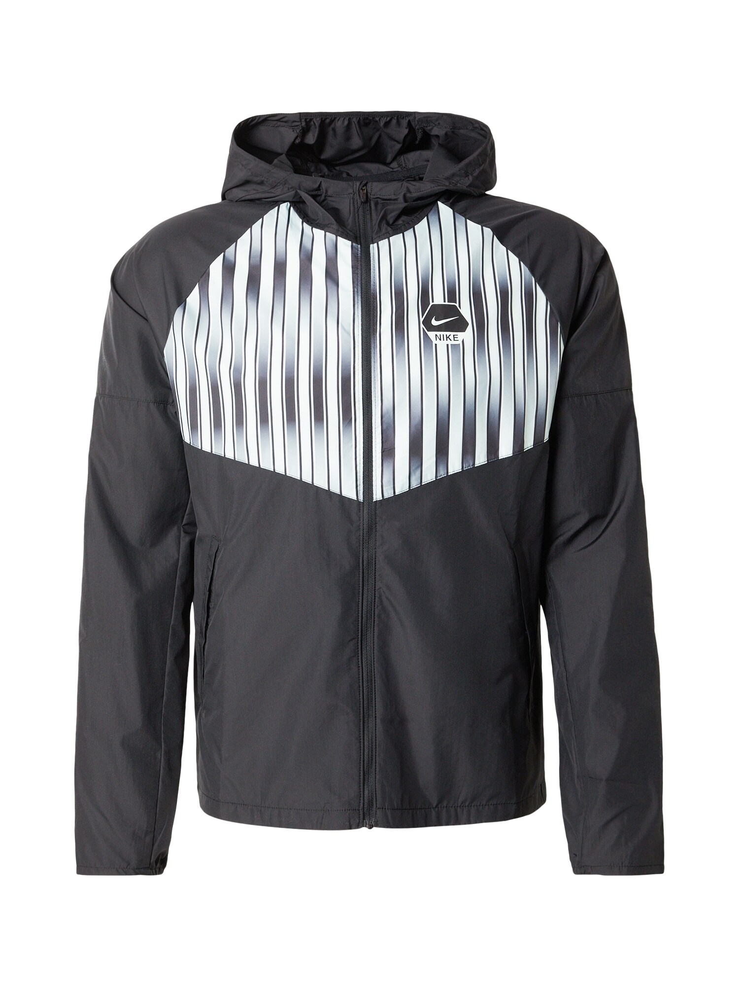 Nike Sportswear Prijelazna jakna  siva / crna / bijela