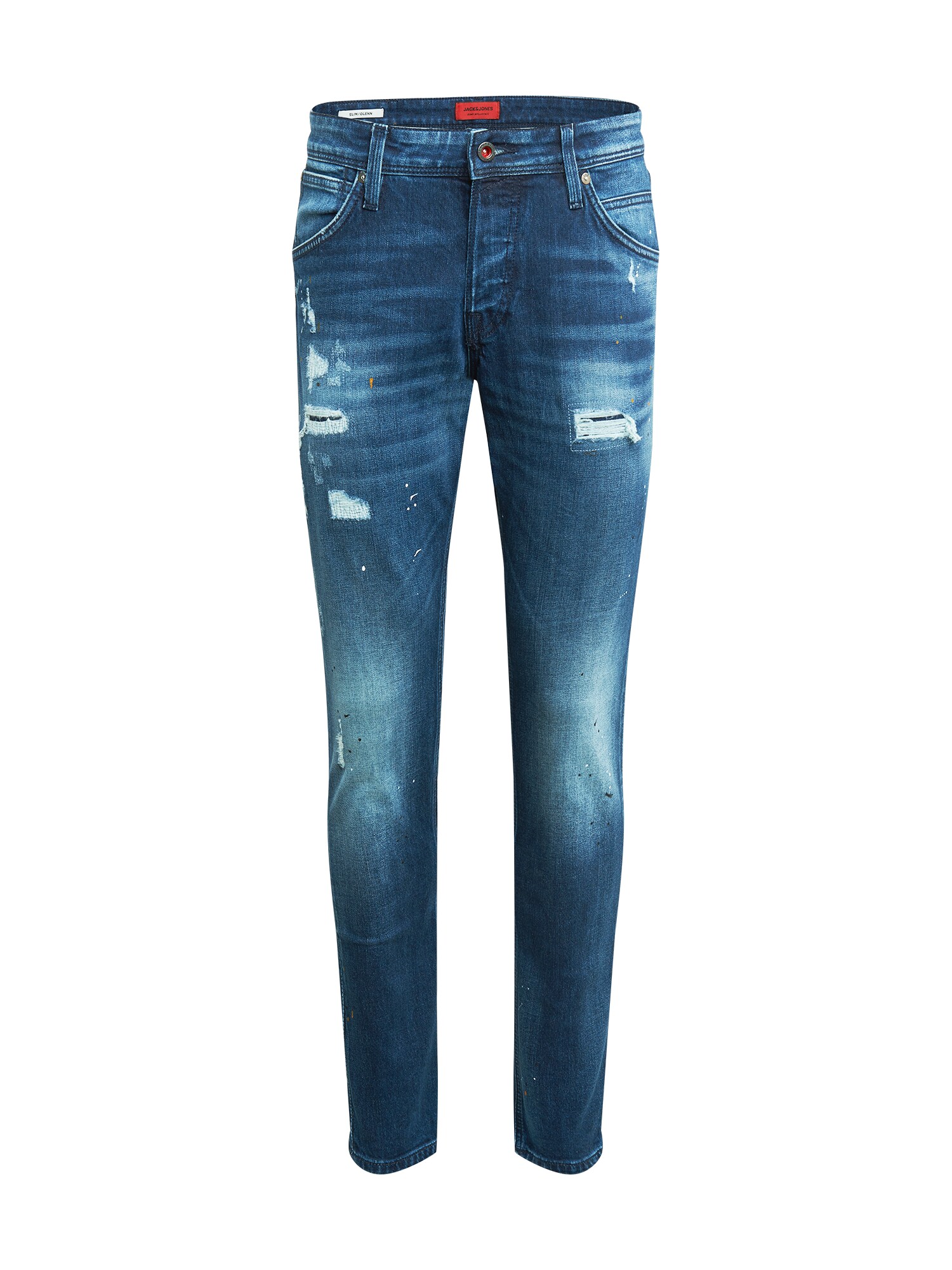 JACK & JONES Džinsai 'GLENN FOX'  tamsiai (džinso) mėlyna