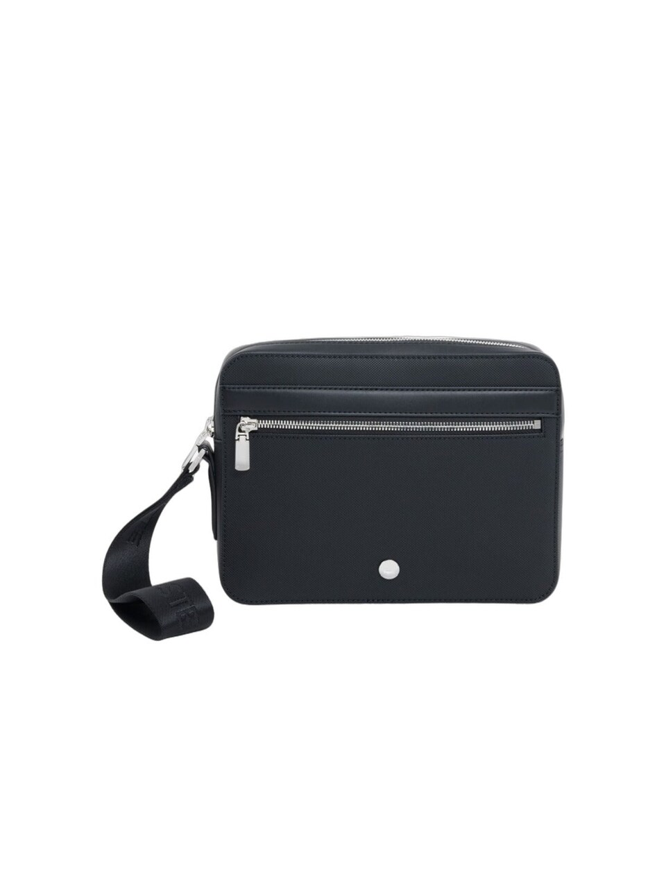 Axelremsväska 'Lacoste Pochette Homme Langon en Petit Piqué Noir'