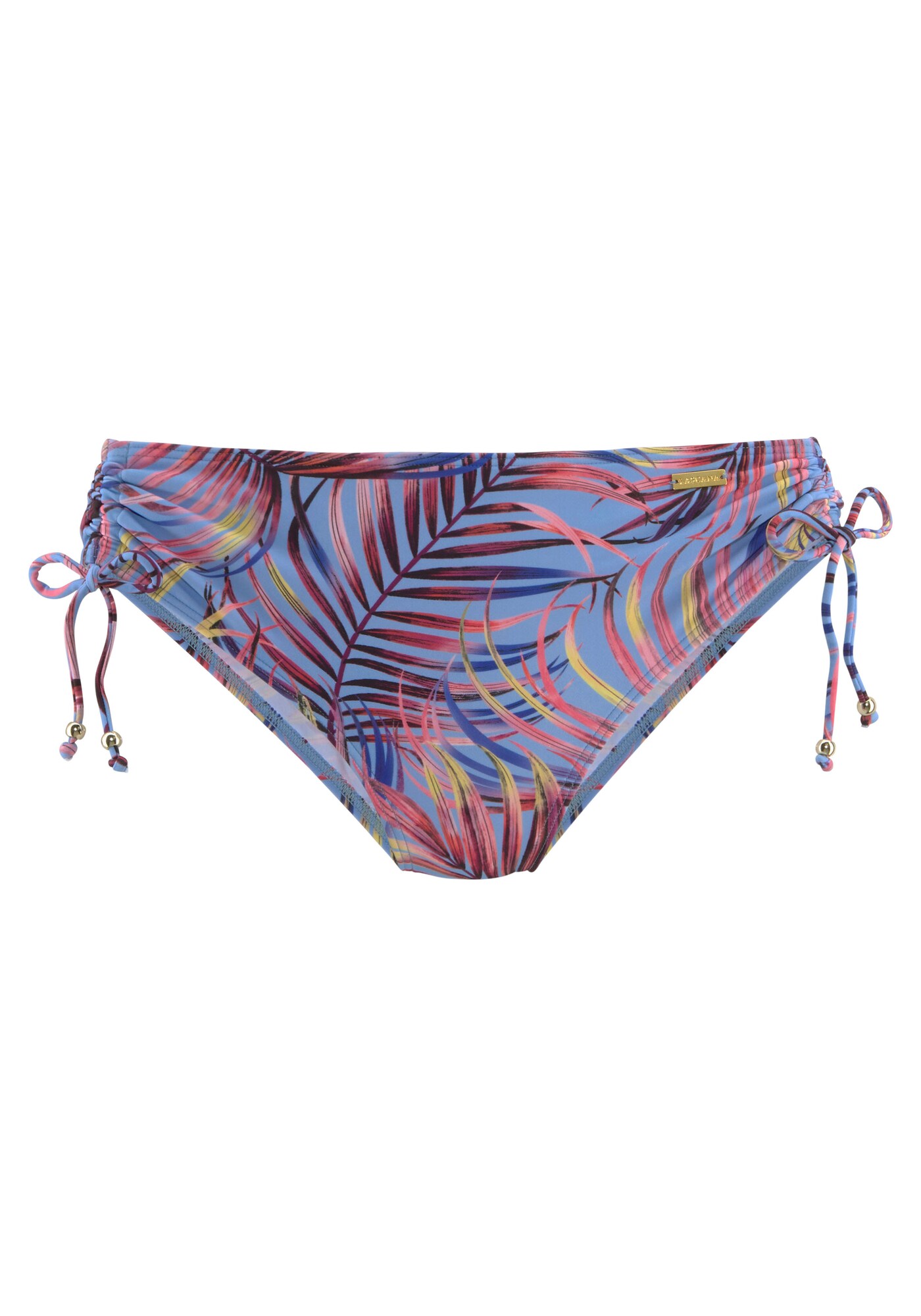 LASCANA Bikini nadrágok  kék / füstkék / mustár / fáradt rózsaszín akciós termékkép 1