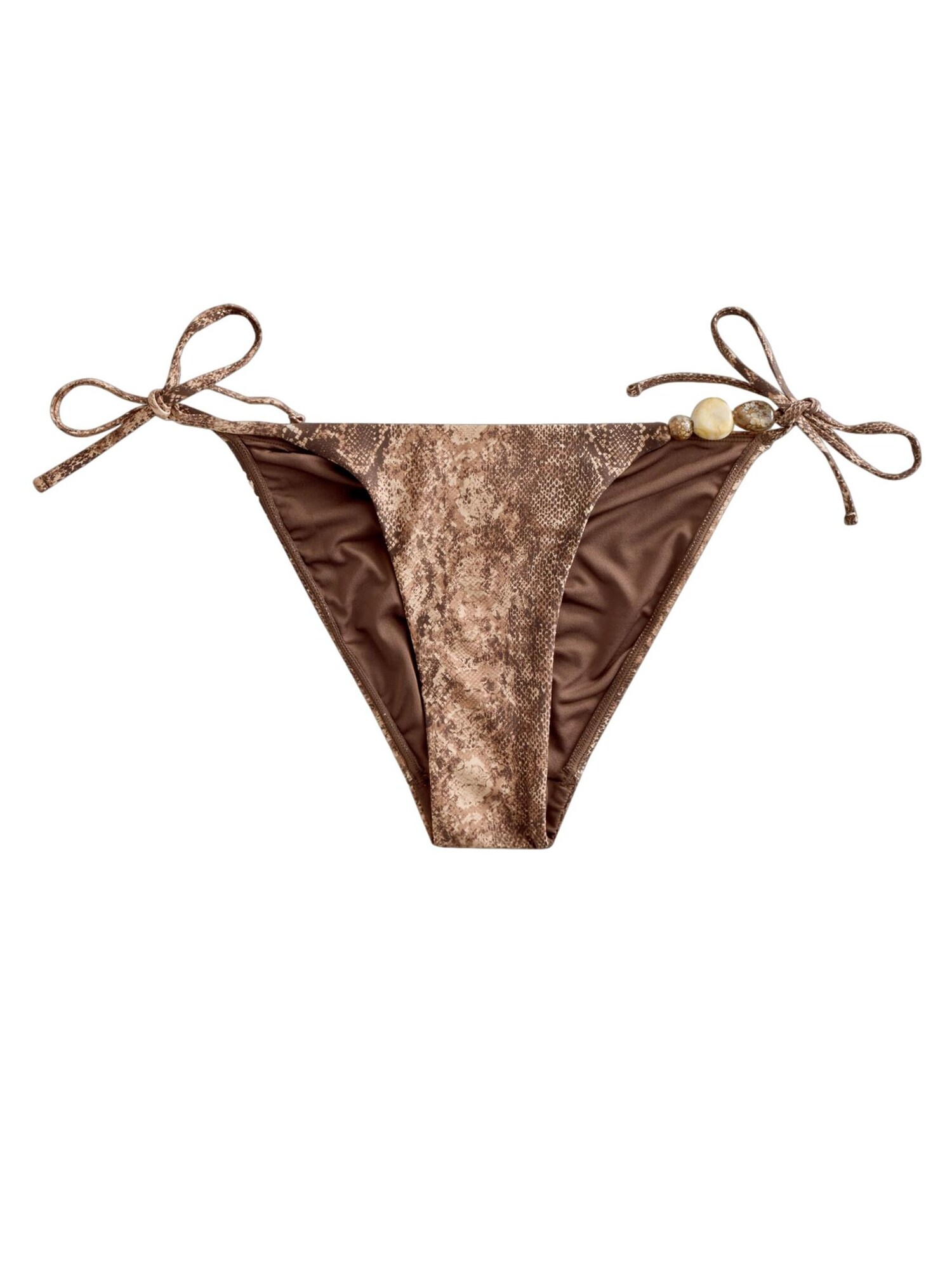 Next Slip costum de baie  bej / maro / maro închis