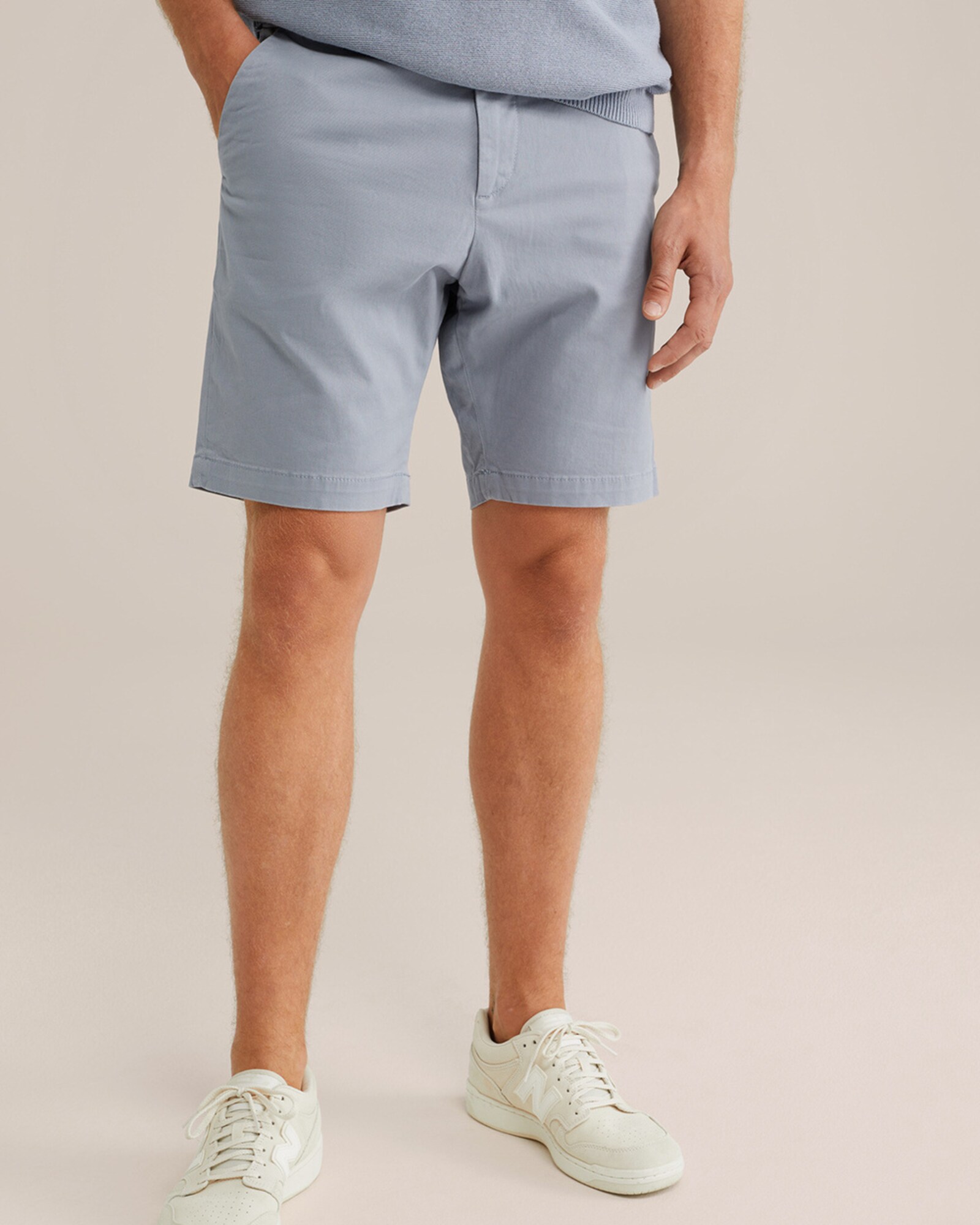 WE Fashion Chino nadrág  világoskék termék 2. képe