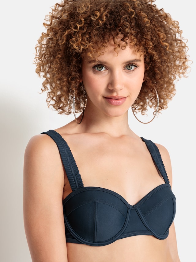 LSCN by LASCANA, Bikini felső 'Gina', kék, 2 kép a 5 közül