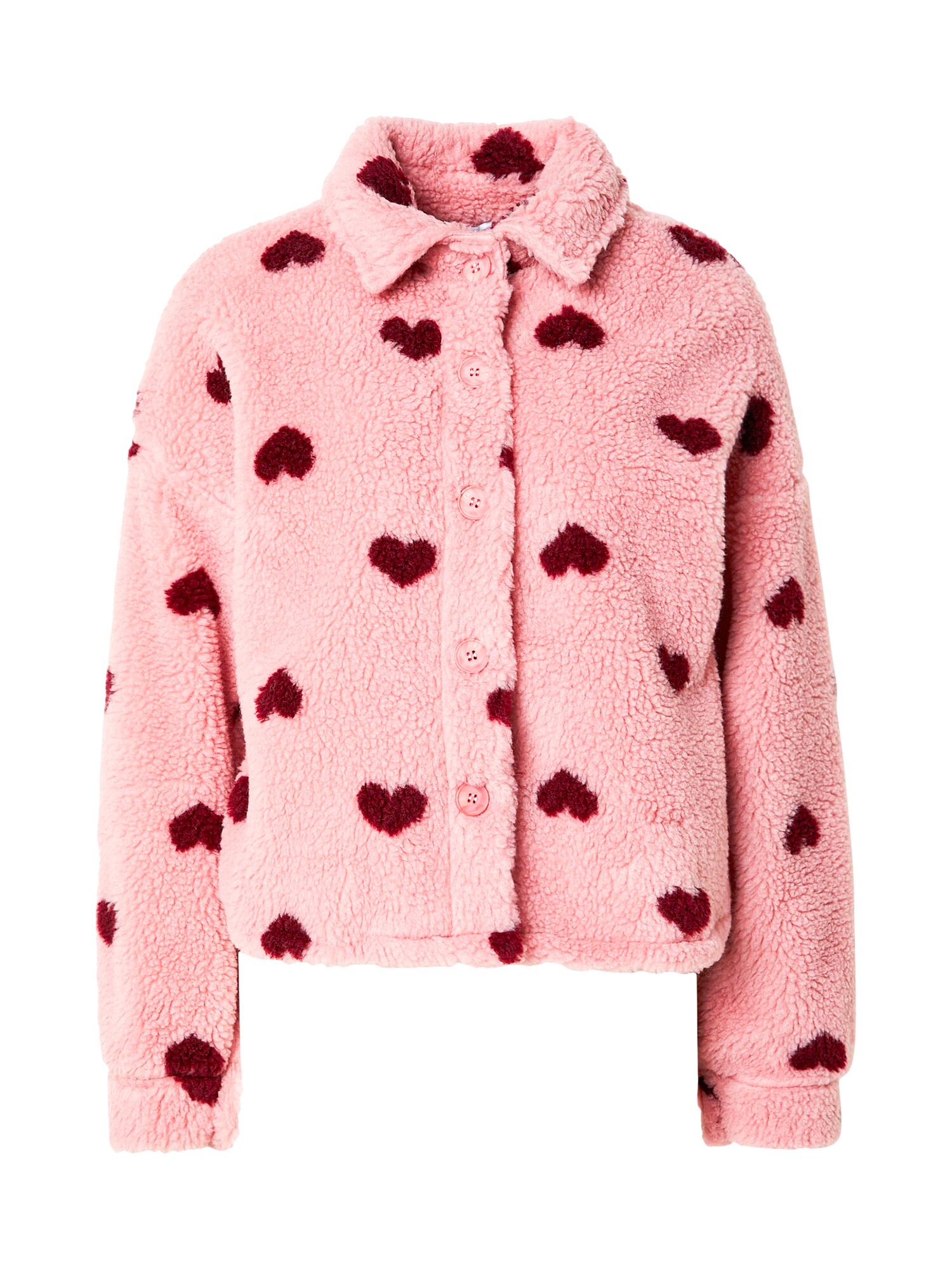 Hailys Geacă de primăvară-toamnă El44lie  roz / roșu bordeaux