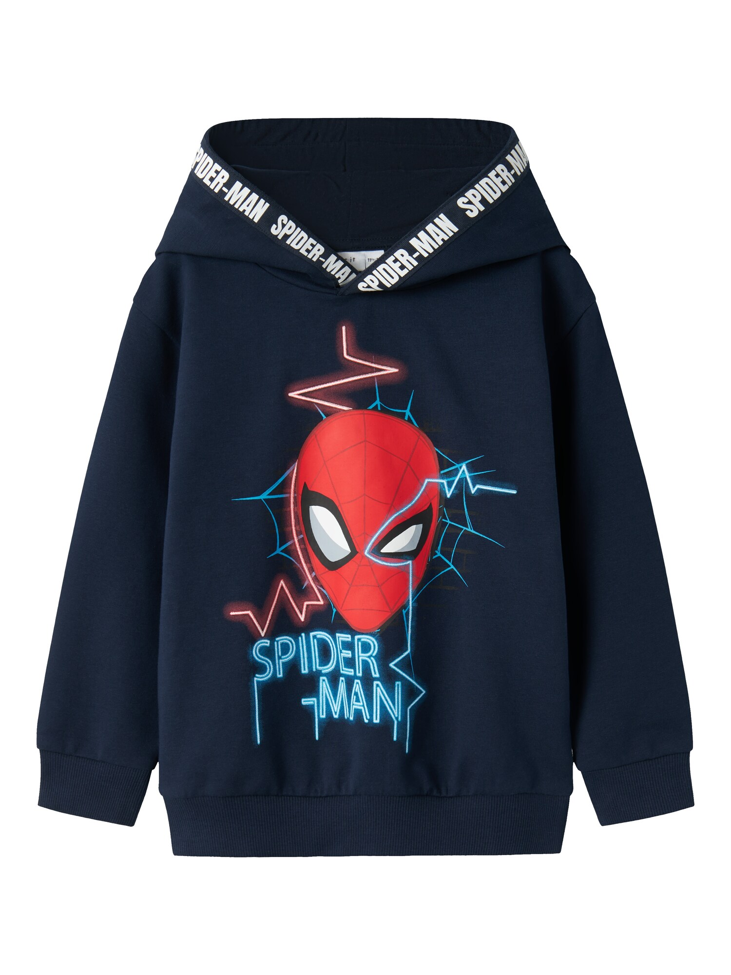 NAME IT Tréning póló 'NMMJAAN SPIDER'  tengerészkék / azúr / piros / fehér akciós termékkép 1