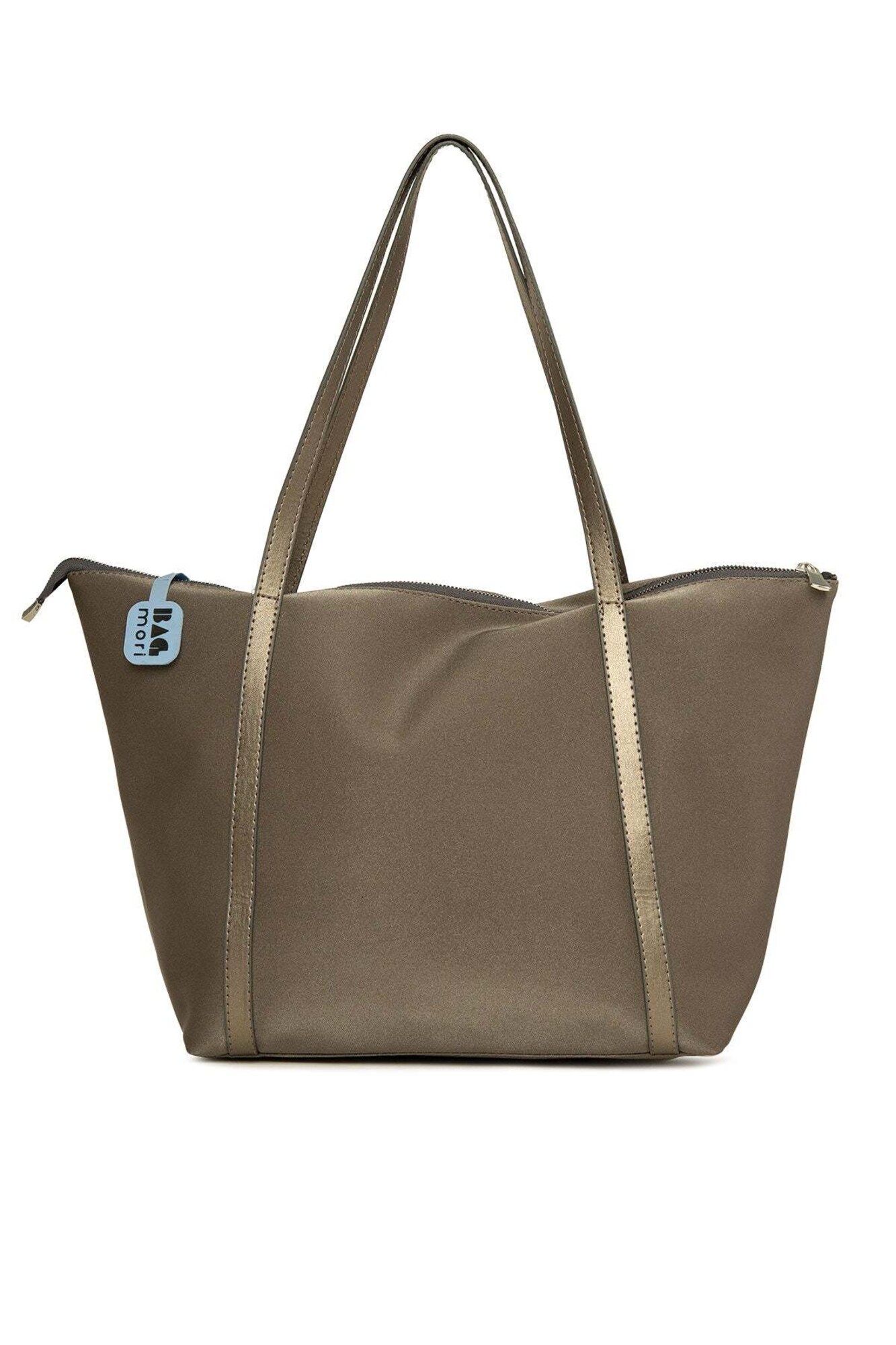 Bagmori Shopper  zlatá / farby bahna (obrázok 3)