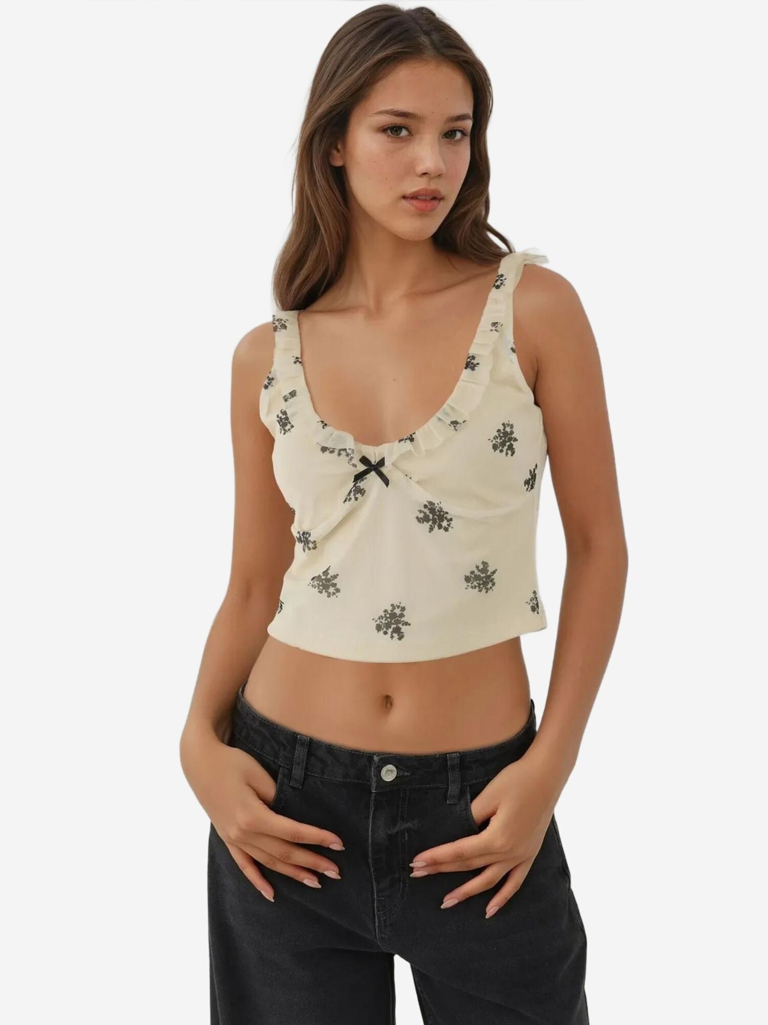 Hiccup Top 'Tanktops & Camis' boja pijeska