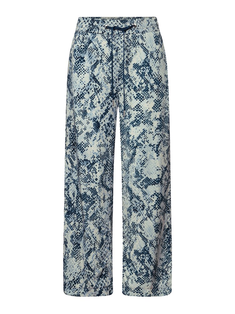 STREET ONE Hose 'Emee' Damen Größe 46 hellblau / dunkelblau / offwhite