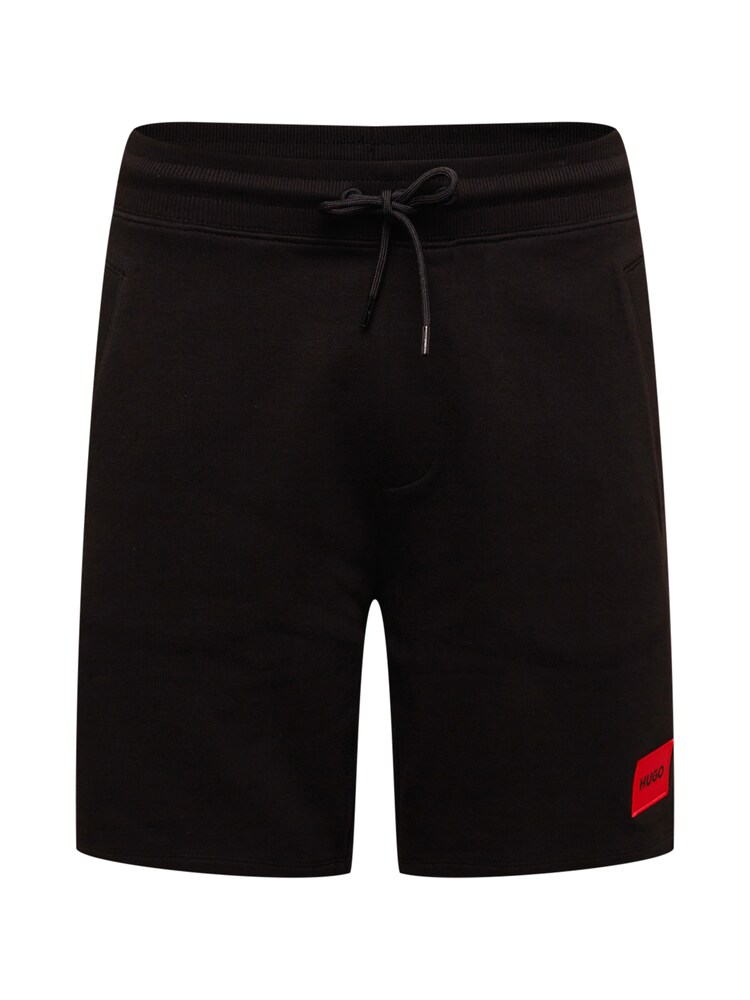 HUGO Shorts 'Diz' Herren Größe 29/30 rot / schwarz