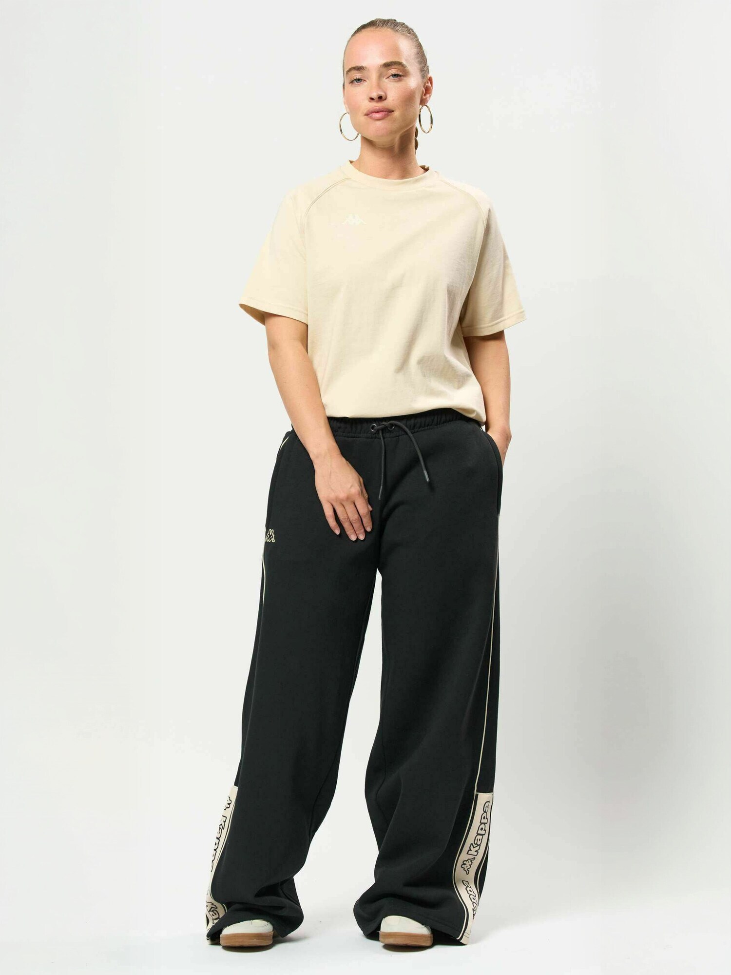 KAPPA Pantalón 'LOGO TAPE IMMERT'  negro – imagen 4
