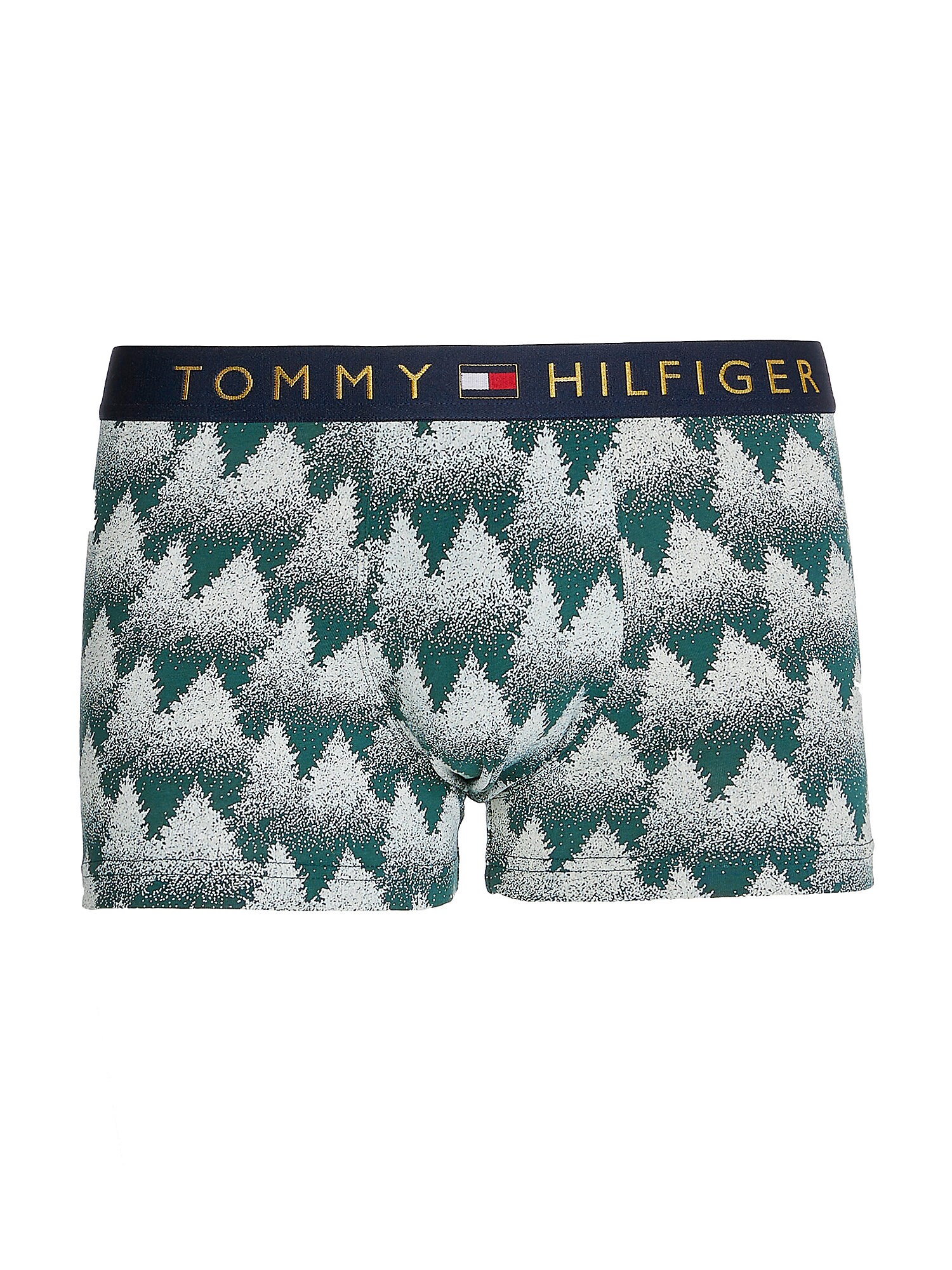 TOMMY HILFIGER Boxershorts grn / wei / gold / rot