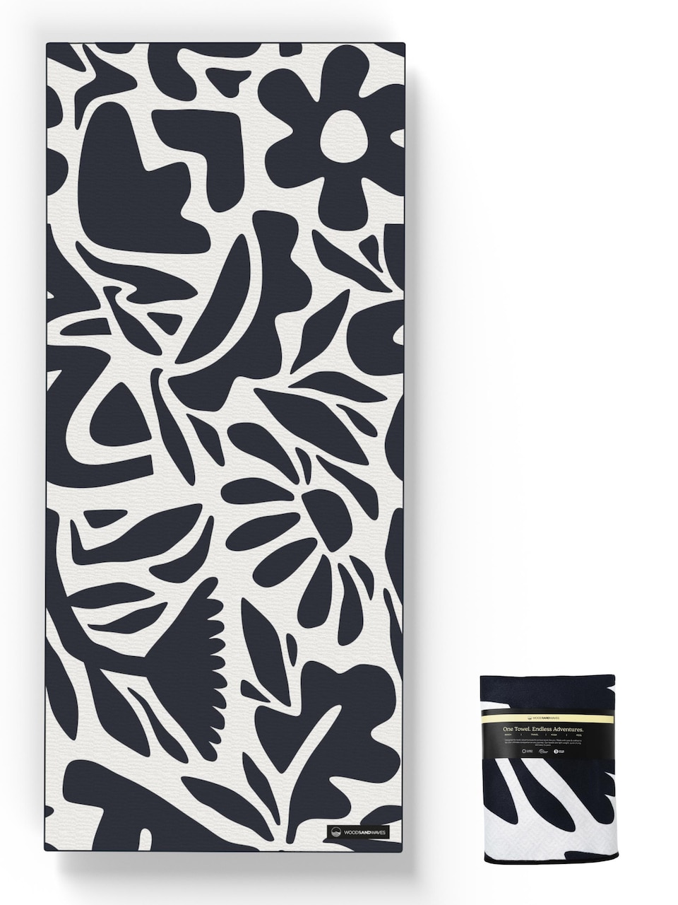Strandhandduk 'Midnight Florals'
