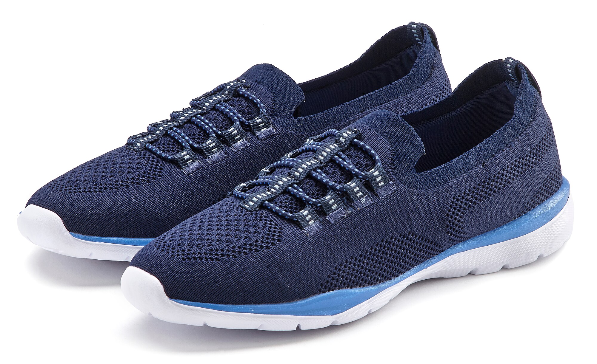 LASCANA Slip-on obuv  námornícka modrá