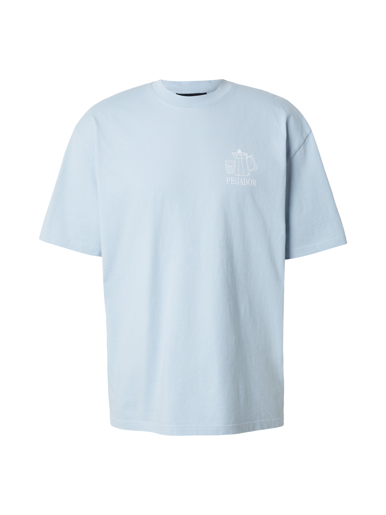 Pegador Tricou Vidin albastru deschis / alb
