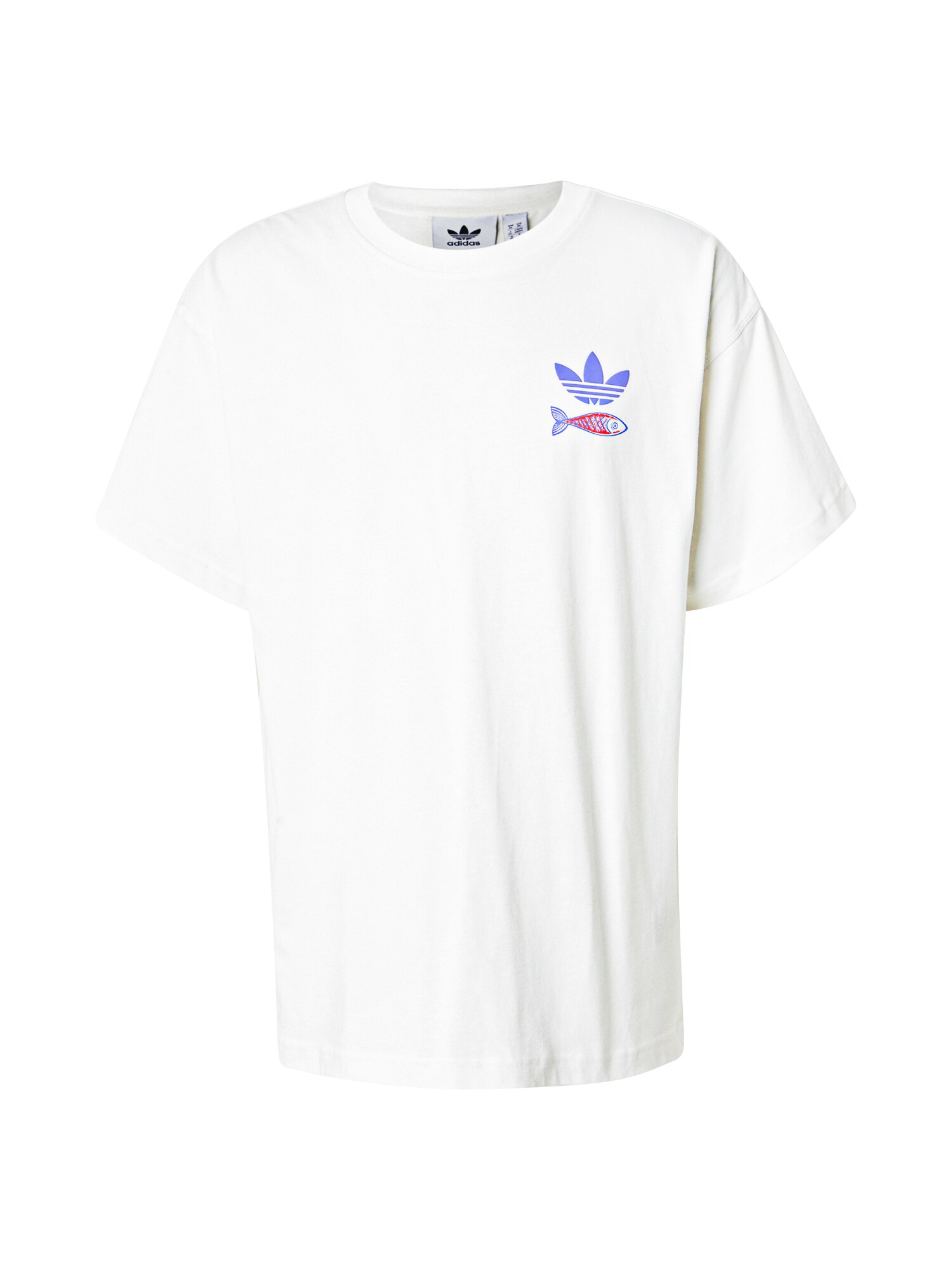 ADIDAS ORIGINALS Tricou SARDINES GFX  albastru / roșu / alb