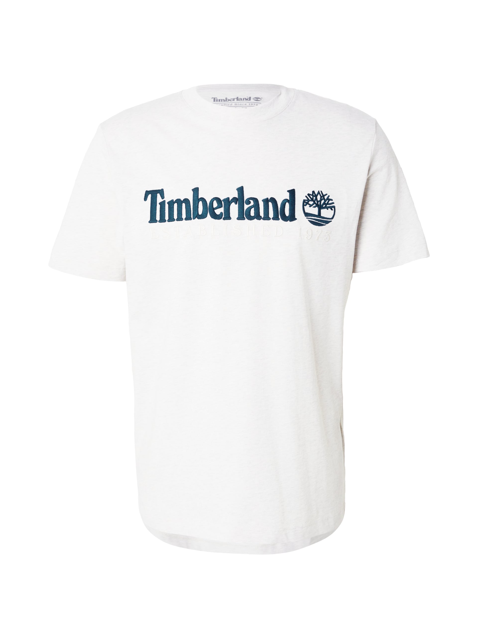 TIMBERLAND T-shirt 'ESTABLISHED 1973' mörkblå / vit herr
