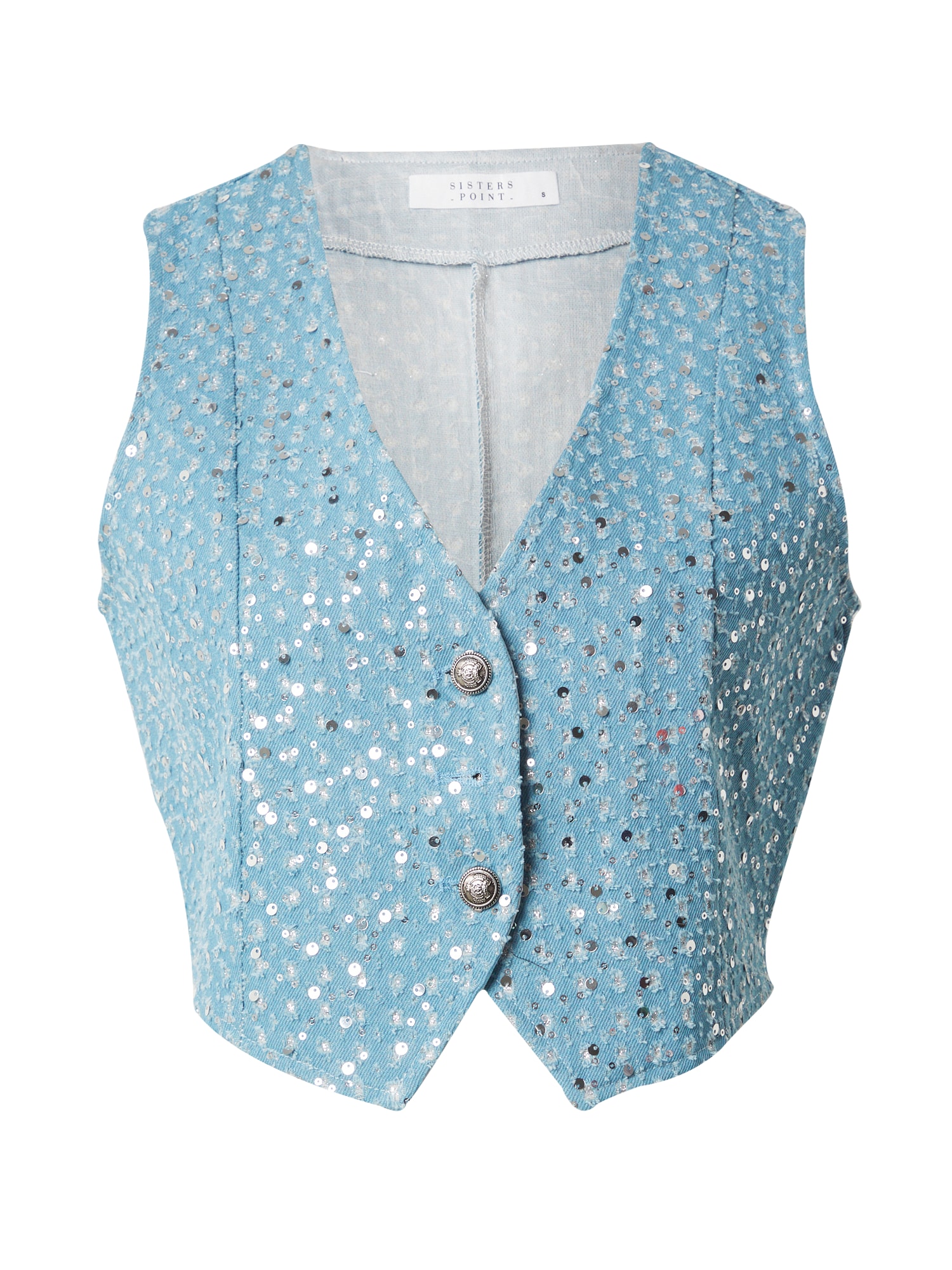 SISTERS POINT Vestă GUІ  albastru denim