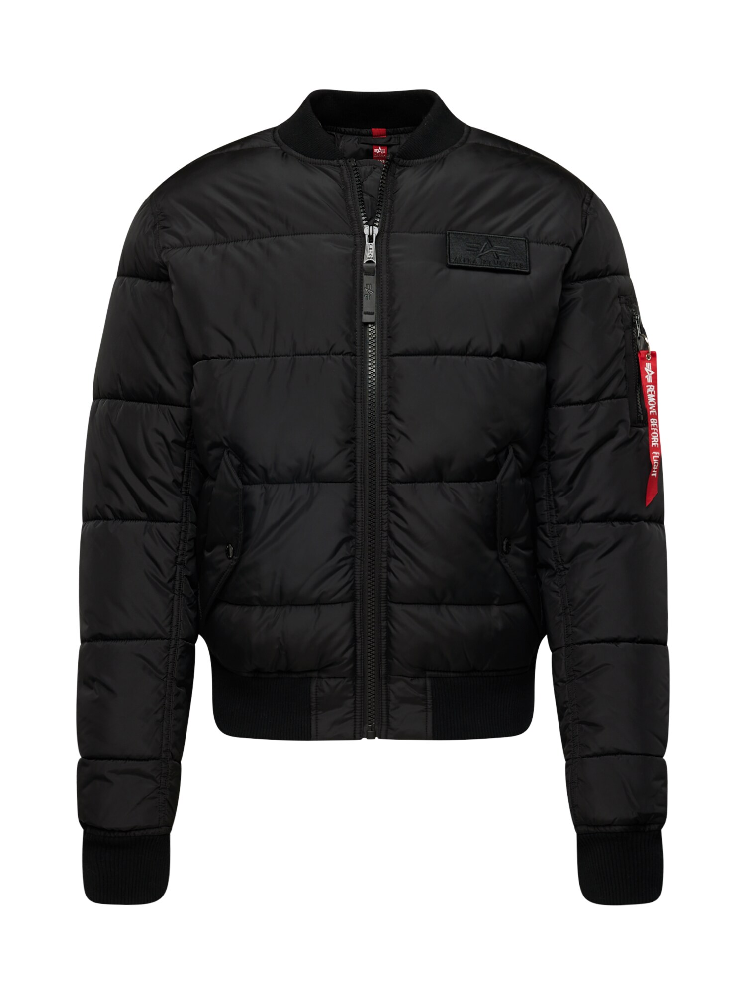 ALPHA INDUSTRIES Zimná bunda 'MA-1'  čierna