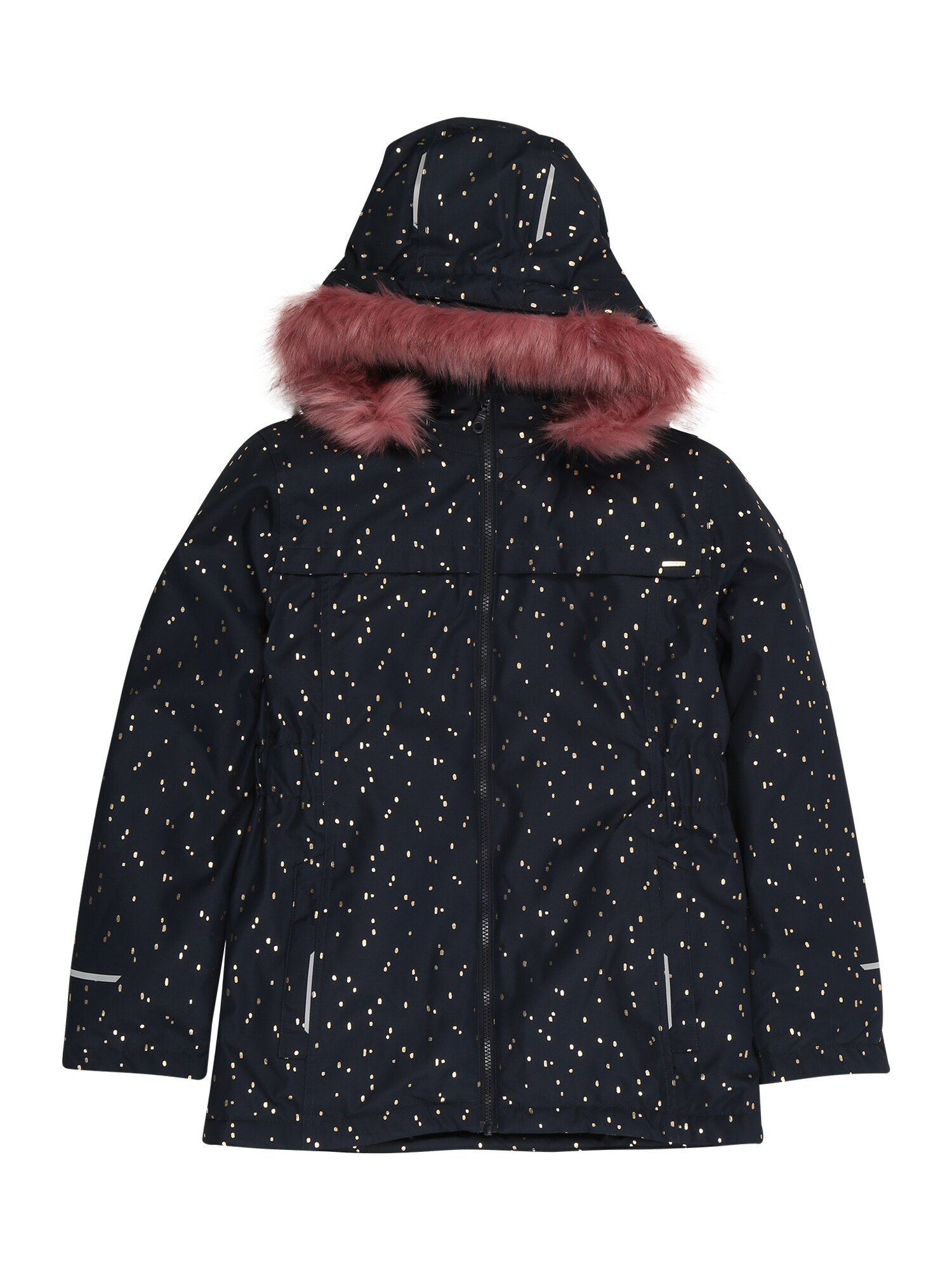 NAME IT Žieminė striukė 'NKFSNow08'  smėlio / tamsiai mėlyna