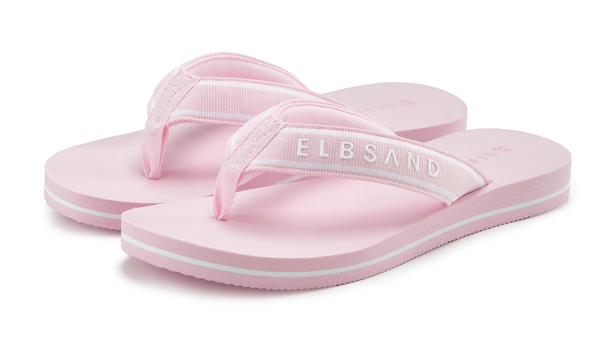Elbsand Flip-flops rosé / alb
