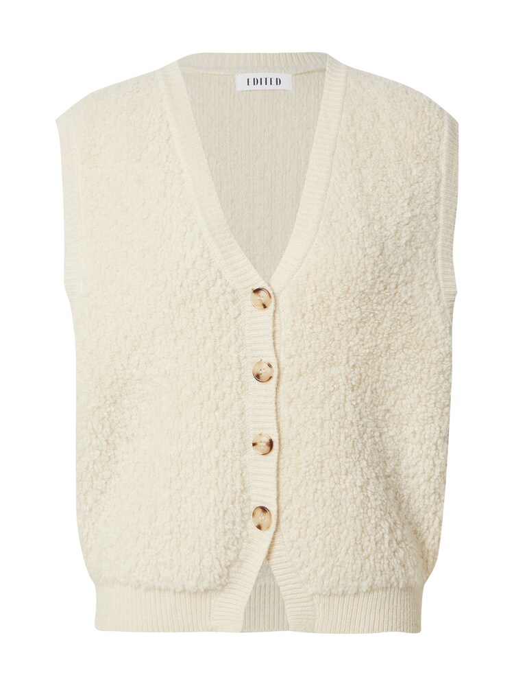 EDITED Weste aus Wolle 'Yuna' Damen Größe M creme