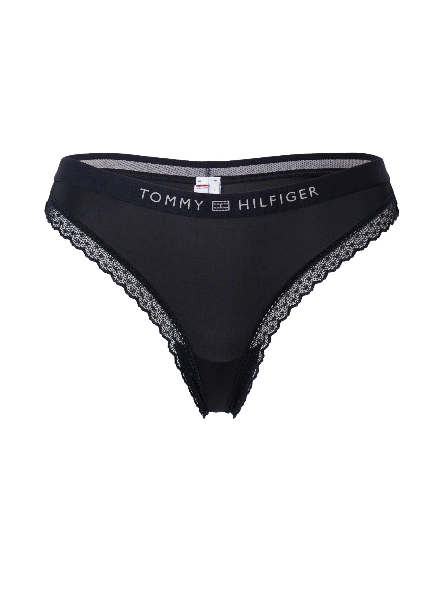 Tommy Hilfiger Underwear Tangá  svetlosivá / čierna