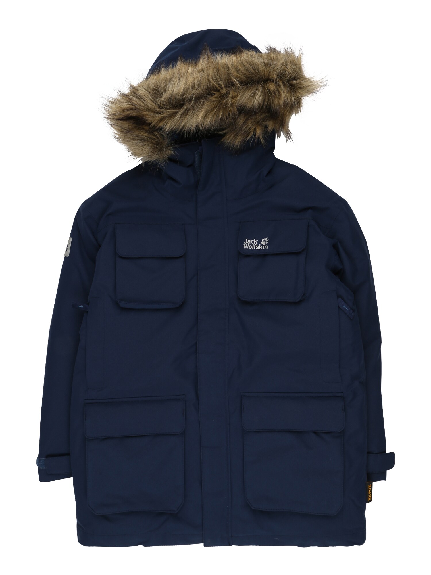 JACK WOLFSKIN Laisvalaikio striukė 'Ice Explorer'  tamsiai mėlyna