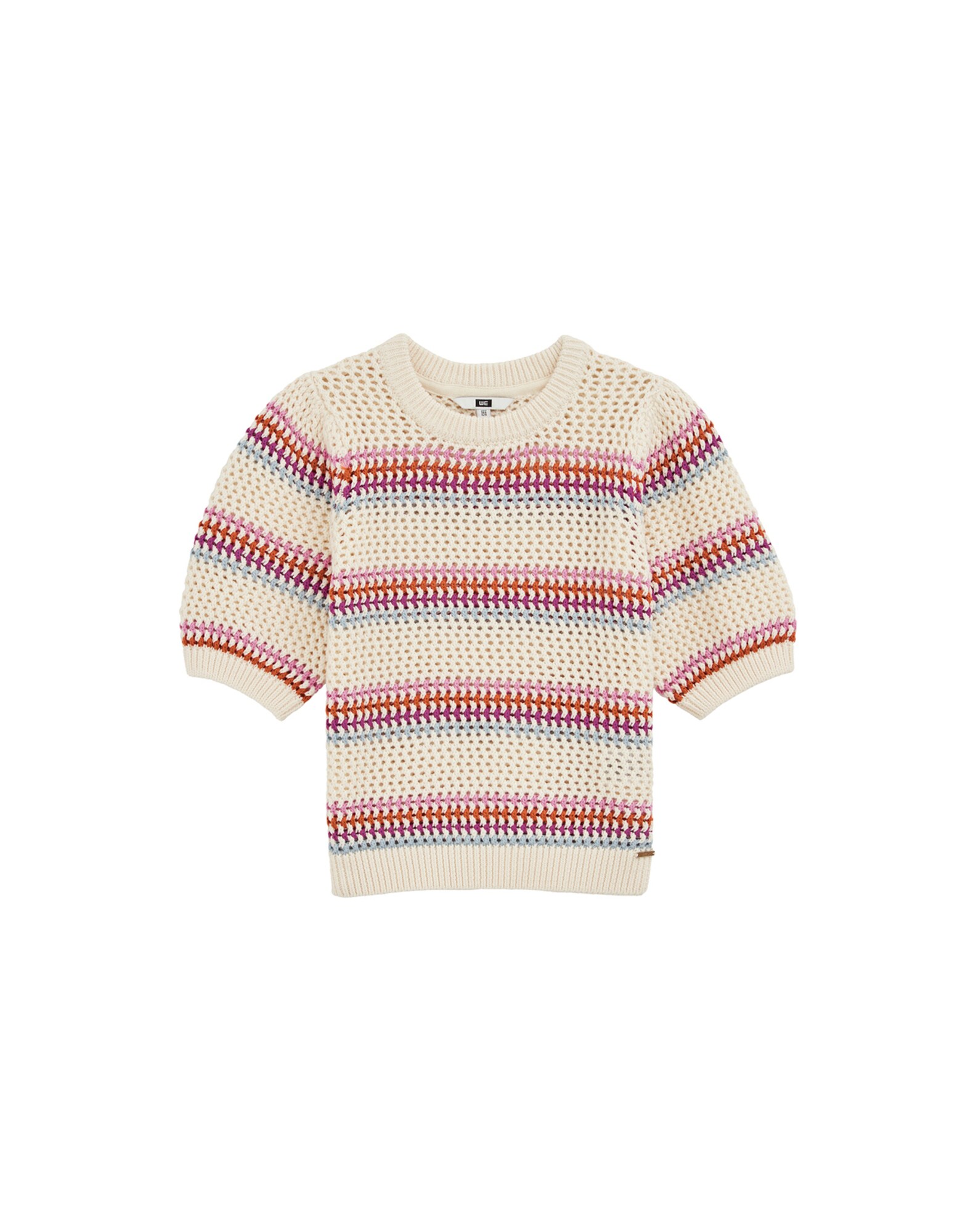 WE Fashion Pulóver  lila / narancs / rózsaszín / fehér akciós termékkép 1